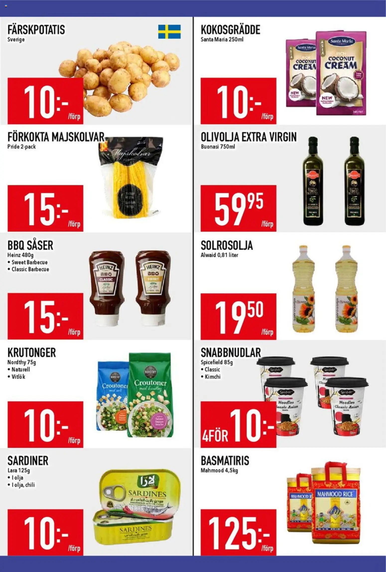 Matdax reklamblad aktuell från 08.06.2026 | Sida: 14 | Produkter: Färskpotatis, Olivolja, Olja, Chili