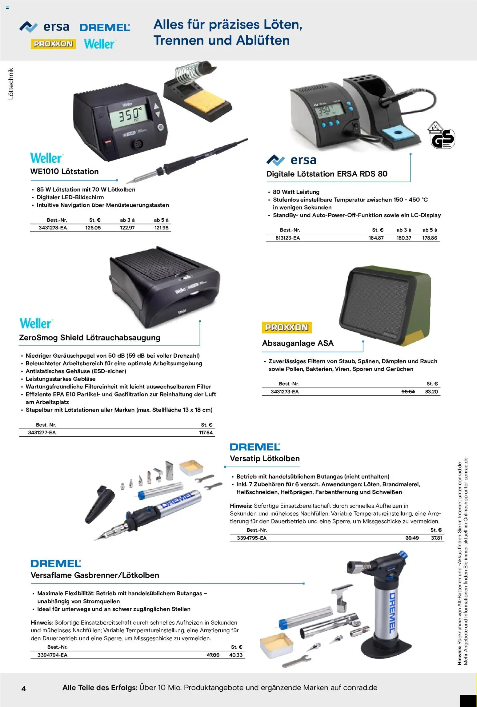 Conrad Education Katalog – gültig ab 07.09.2026 | Seite: 4 | Produkte: Navigation