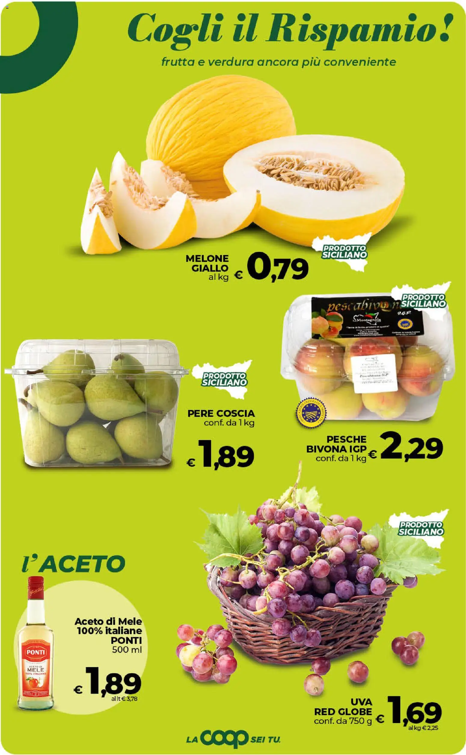 Volantino Ipercoop del 01/09/2026 | Pagina: 24 | Prodotti: Mele, Pere, Frutta, Pesche