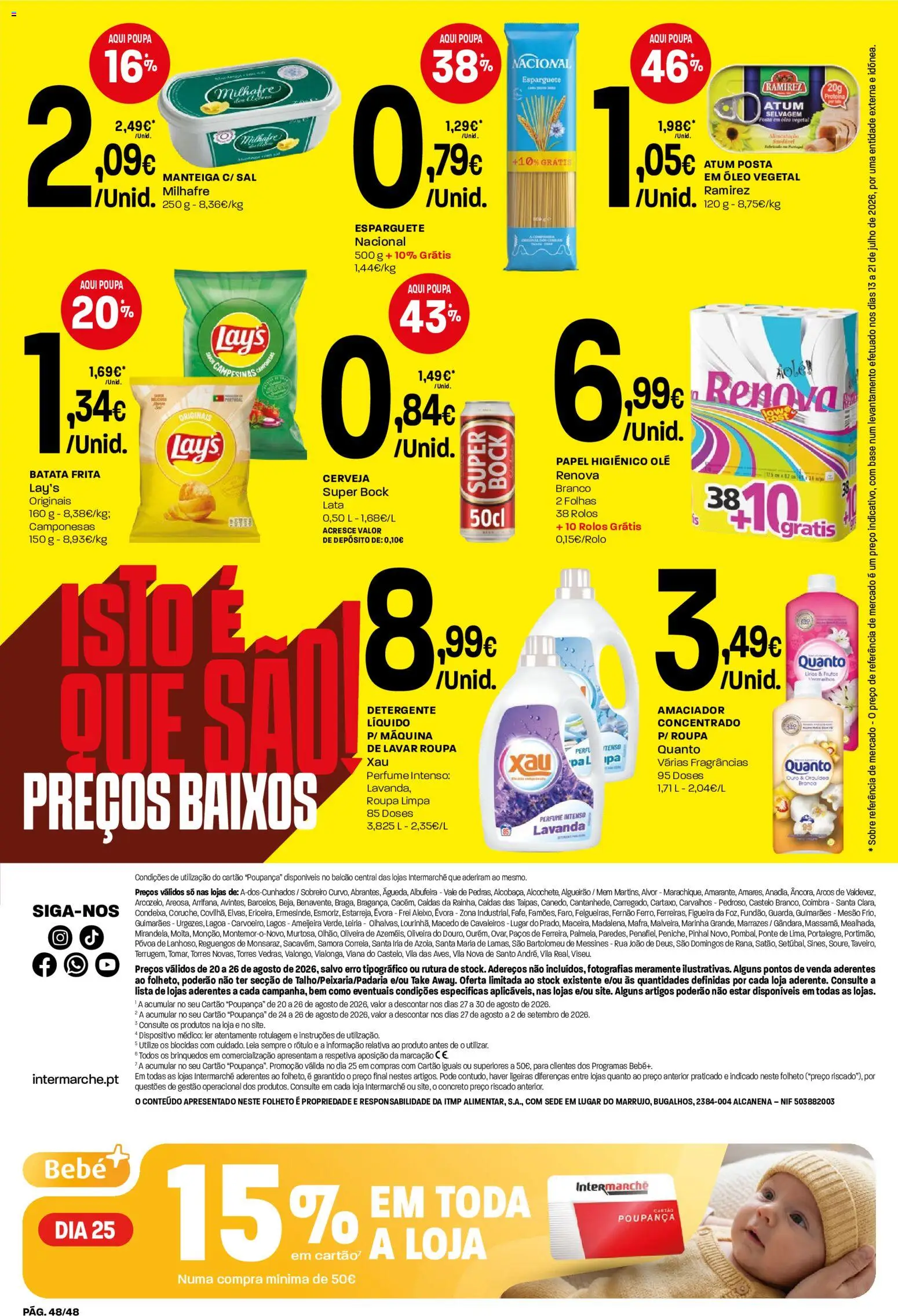Intermarché folheto │ válido de 20/08/2026 | Página: 48