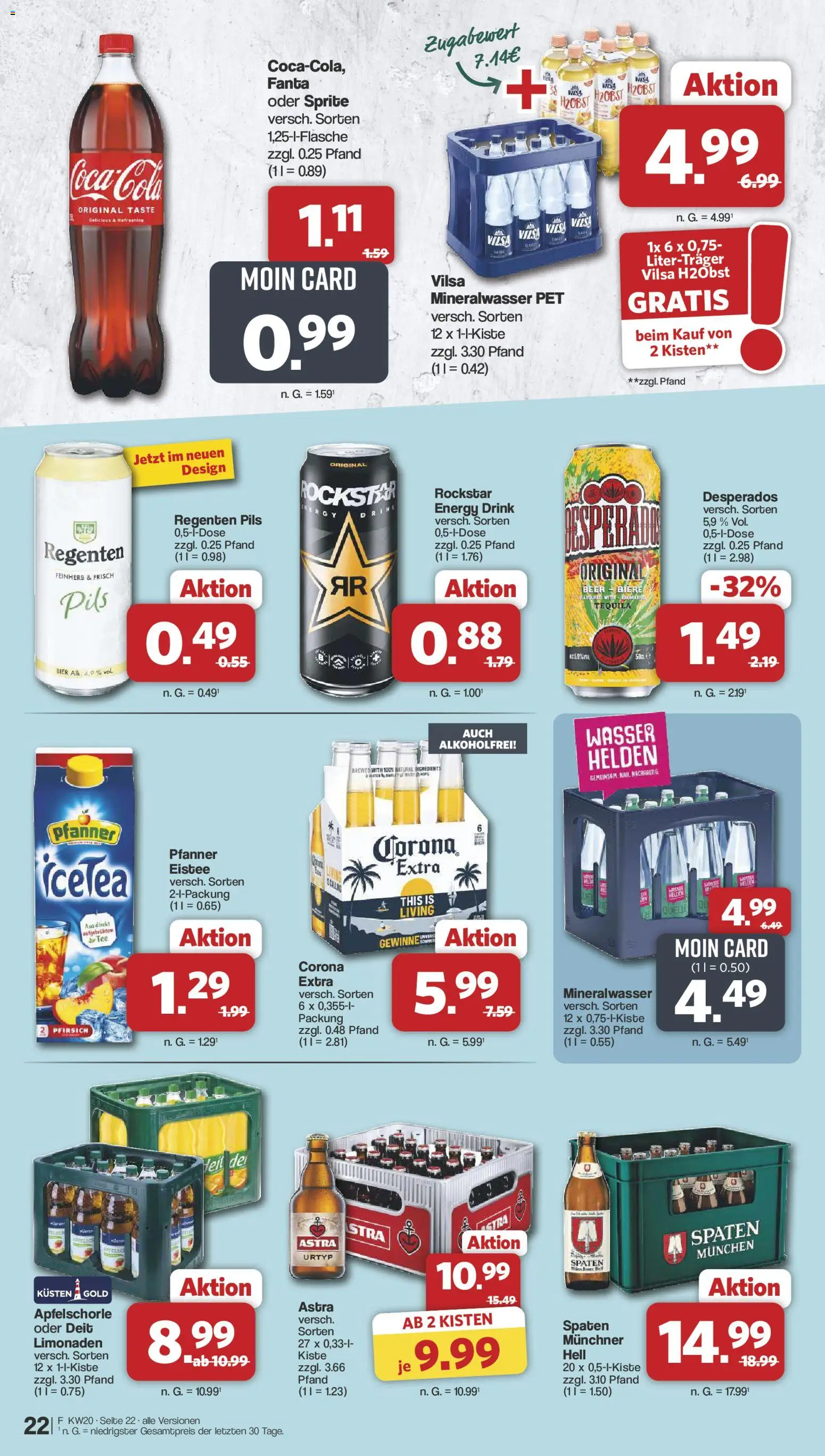 Famila Nordwest Prospekt 	 – gültig ab 11.05.2026 | Seite: 22 | Produkte: Fanta, Sprite, Pils, Pfanner eistee