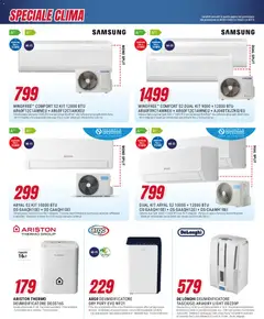 Anteprima del volantino Trony volantino valido a partire dal 24/08/2026 | Pagina: 24 | Prodotti: Climatizzatore, Deumidificatore, Caro, Samsung