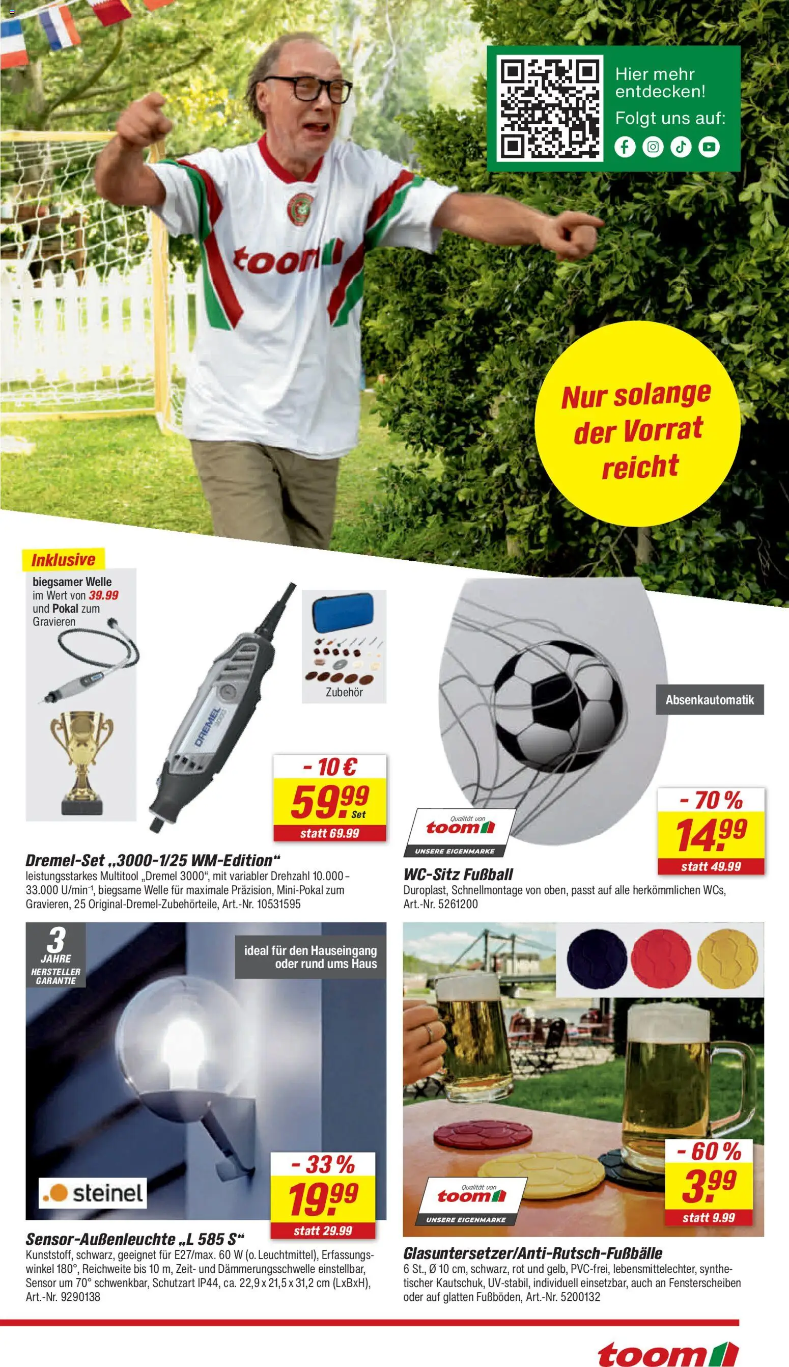 Toom Baumarkt Prospekt – gültig ab 23.05.2026 | Seite: 5 | Produkte: Fußball