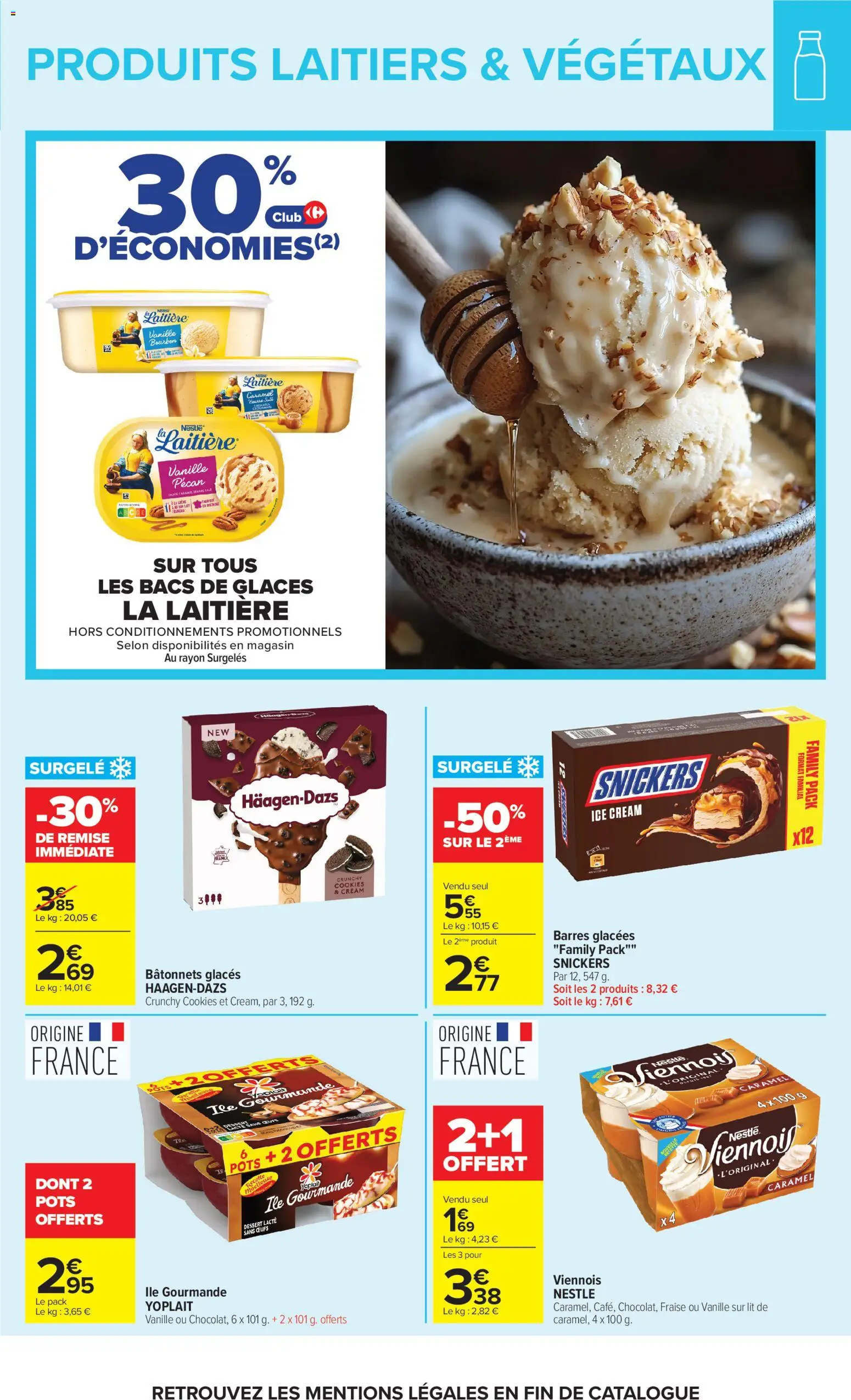 {H1} | Page: 9 | Produits: Glaces, Fraise, Lit, Bourbon
