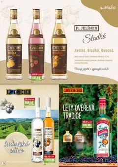Náhled letáku Ratio leták od 01.07.2026 | Strana: 74 | Produkty: Slivovice, Jelínek