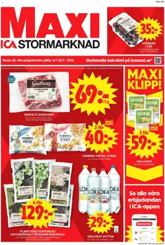 ICA Maxi erbjudanden - Förhandsvisning av reklamblad från butik ICA Maxi aktuell från 06/07/2026