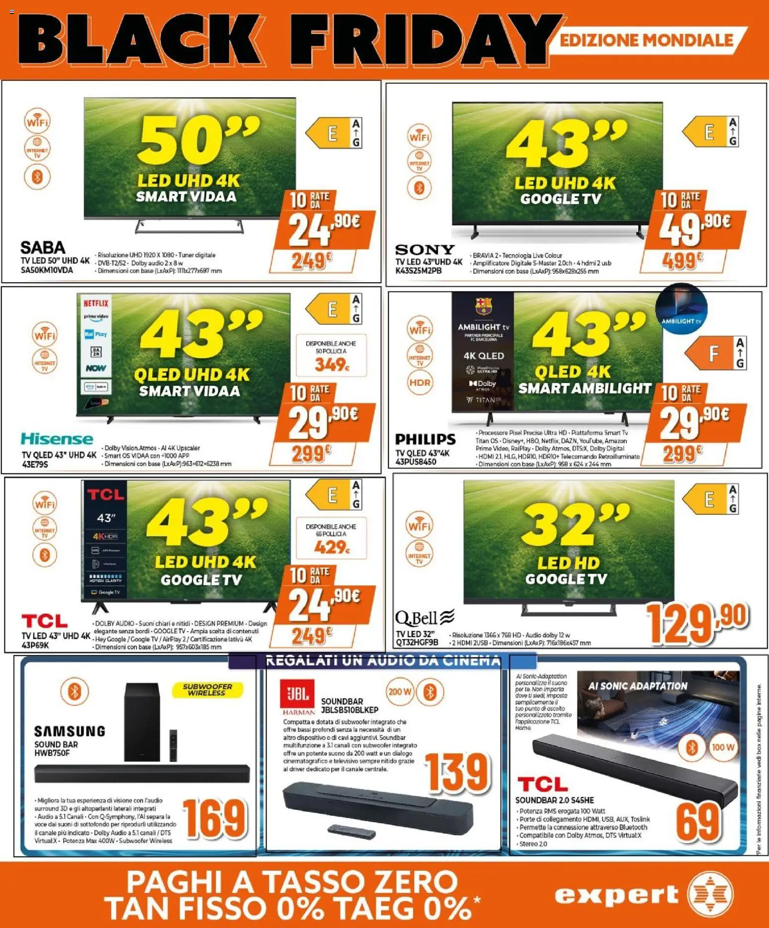 Volantino Expert del 02/07/2026 | Pagina: 4 | Prodotti: Telecomando, smart TV, Audio, Samsung