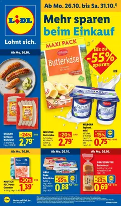 Lidl Prospekt Düsseldorf ab 26.10.2026 gültig