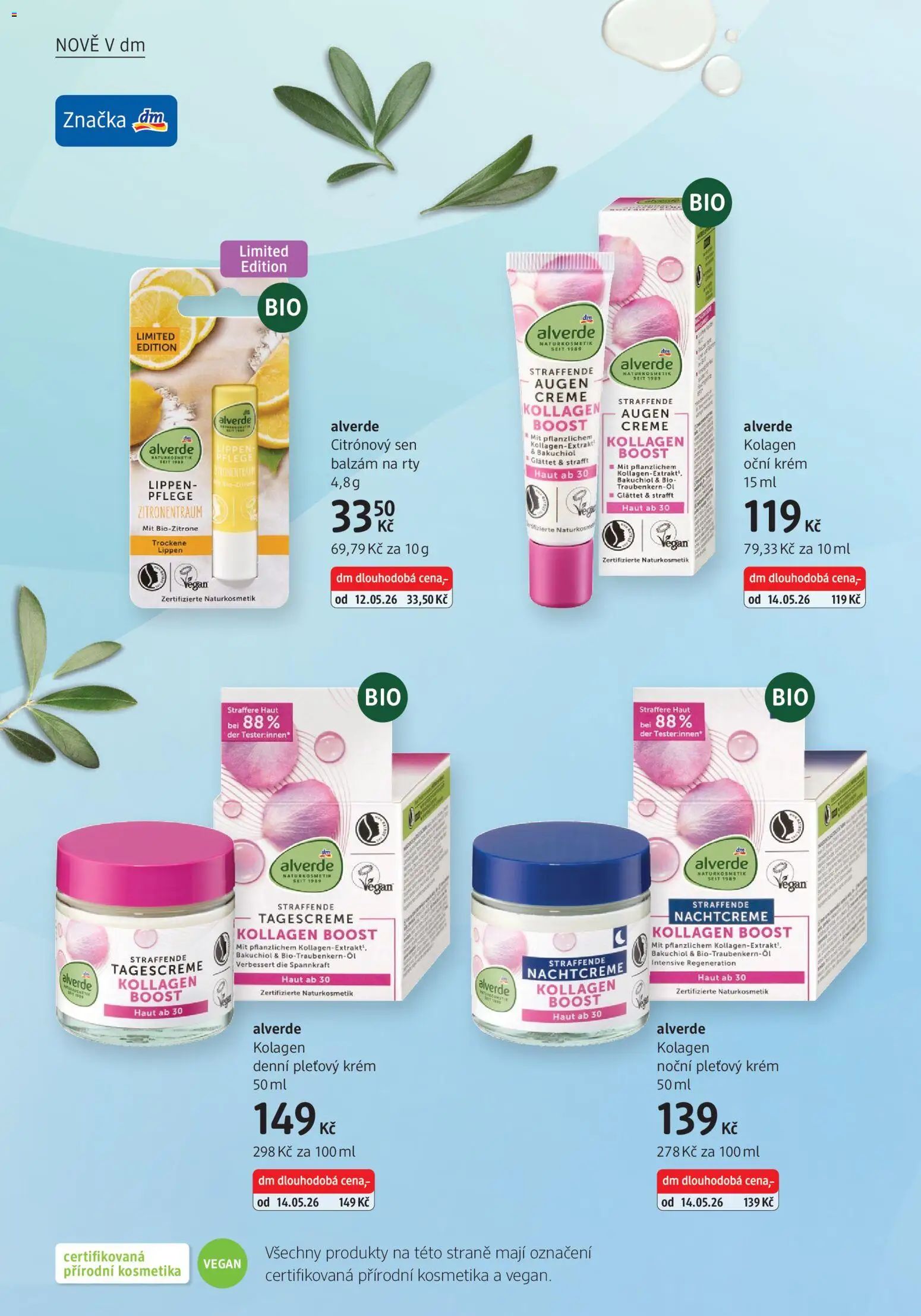 dm drogerie leták od 04.06.2026 | Strana: 22 | Produkty: Vegan, Balzám na rty, Krém, Kolagen