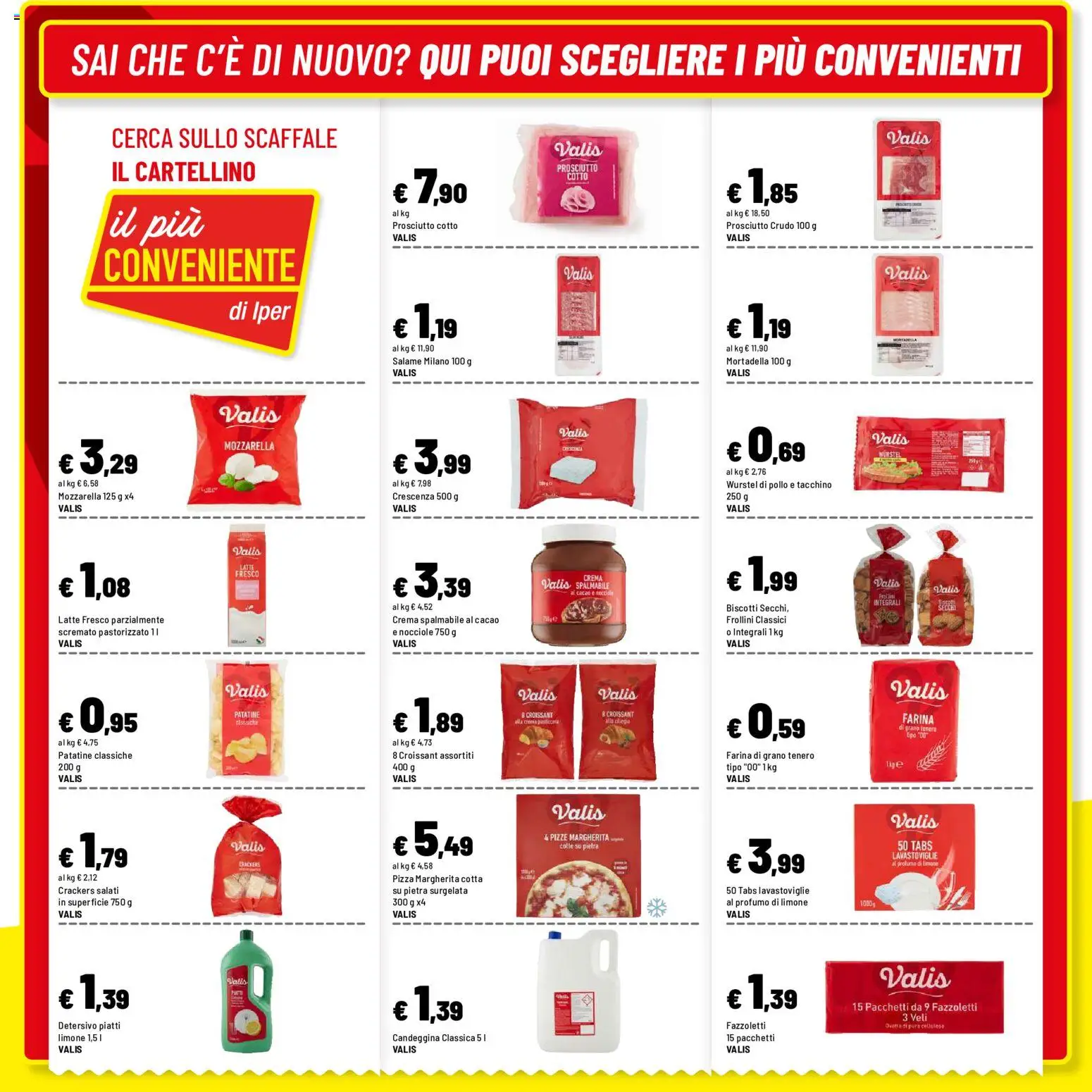 Volantino Iper del 10/08/2026 | Pagina: 24 | Prodotti: Pizza, Piatti, Crescenza, Frollini