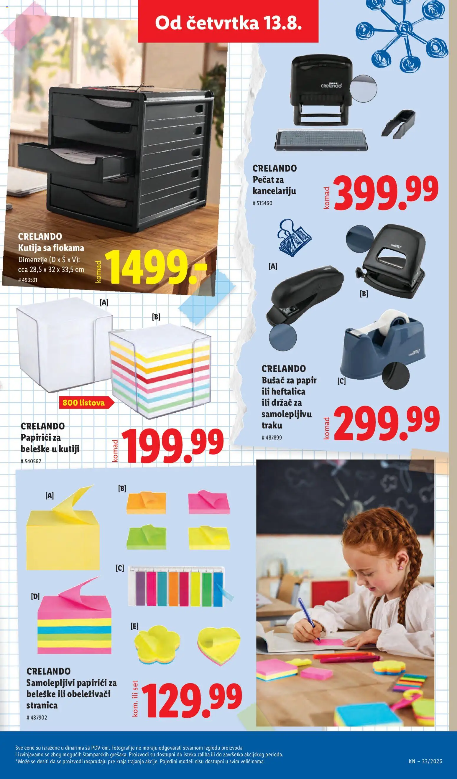 Lidl katalog - važi od 13.08.2026 | Strana: 89 | Proizvode: Heftalica, Kutija