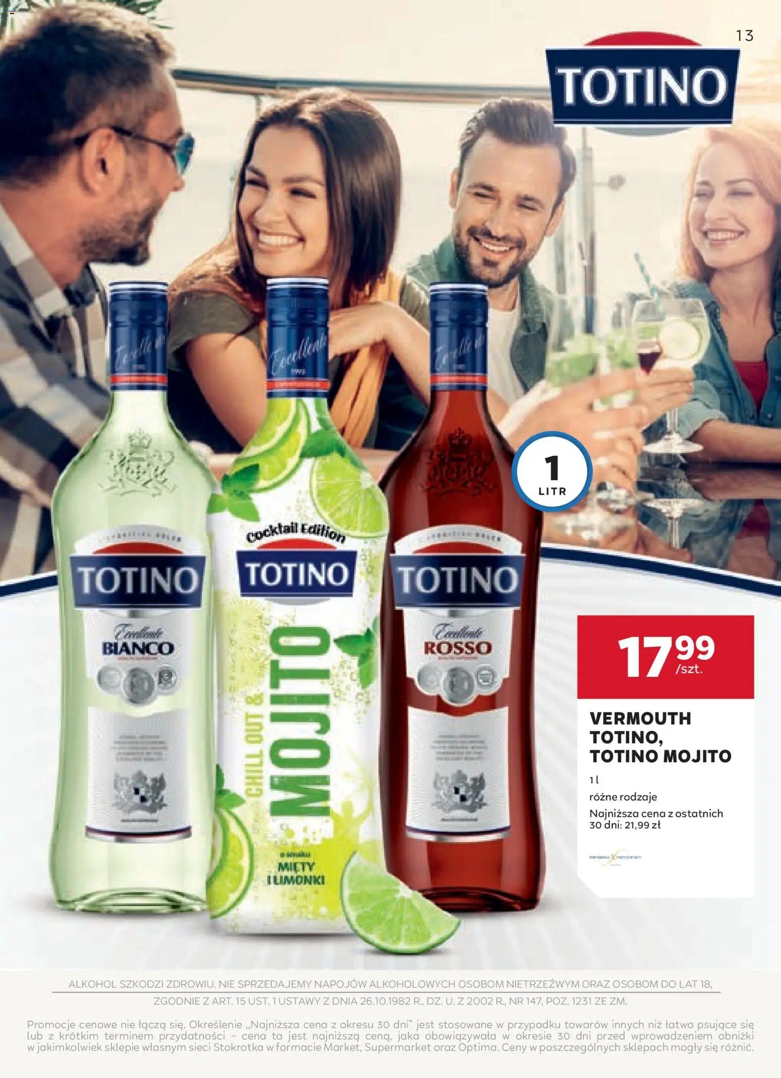 Stokrotka gazetka - Oferta alkoholowa od 14.05.2026 | Strona: 13