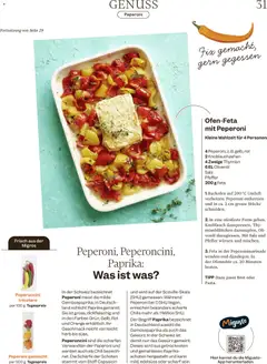 Migros aktionen Magazin ab 16.09.2026 gültig | Seite: 31 | Produkte: Brot, Paprika, Chili, Salz