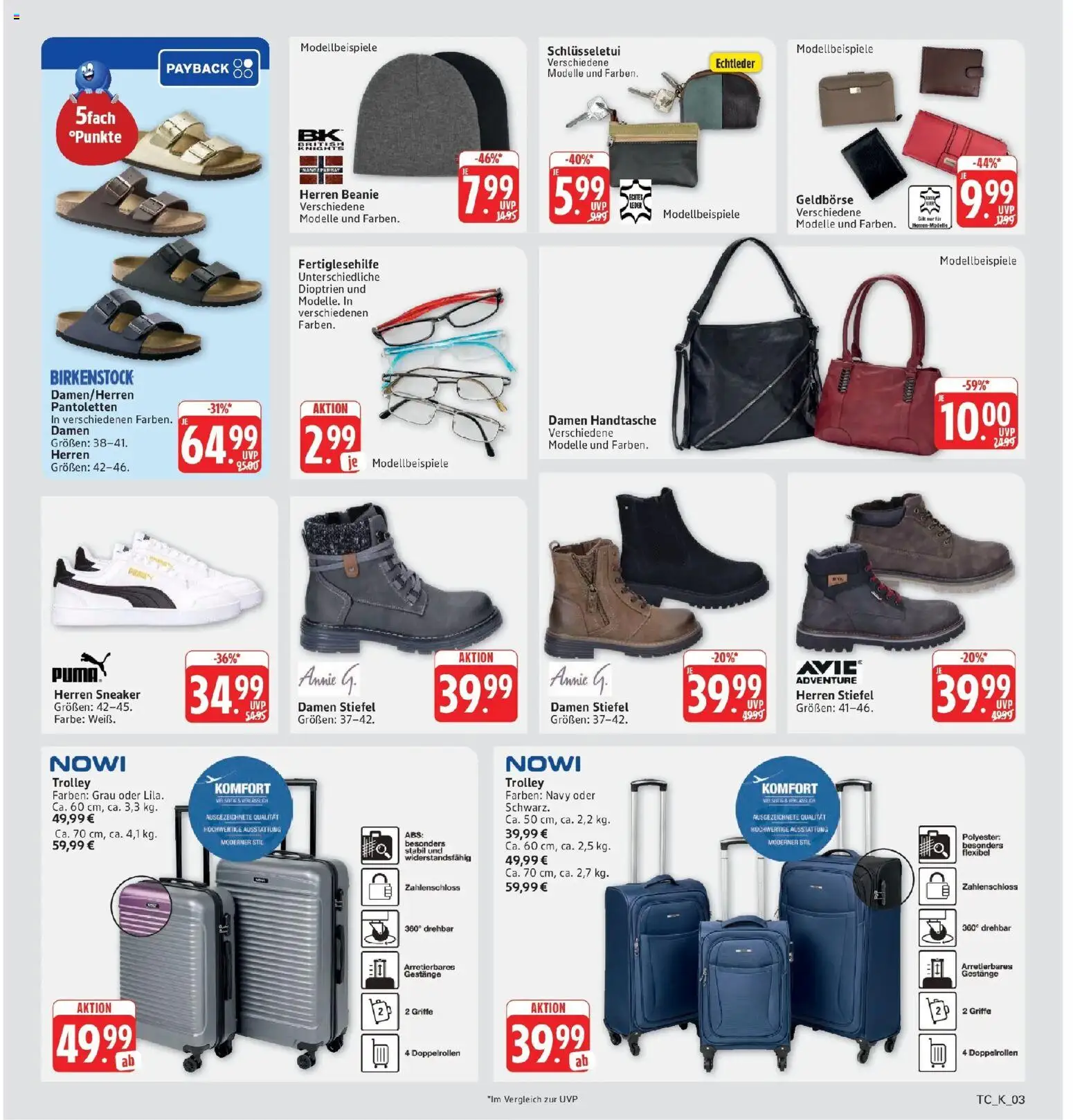 Marktkauf Prospekt Friedrichshafen (ab 26.10.2026) » Angebote online | Seite: 33 | Produkte: Stiefel, Handtasche
