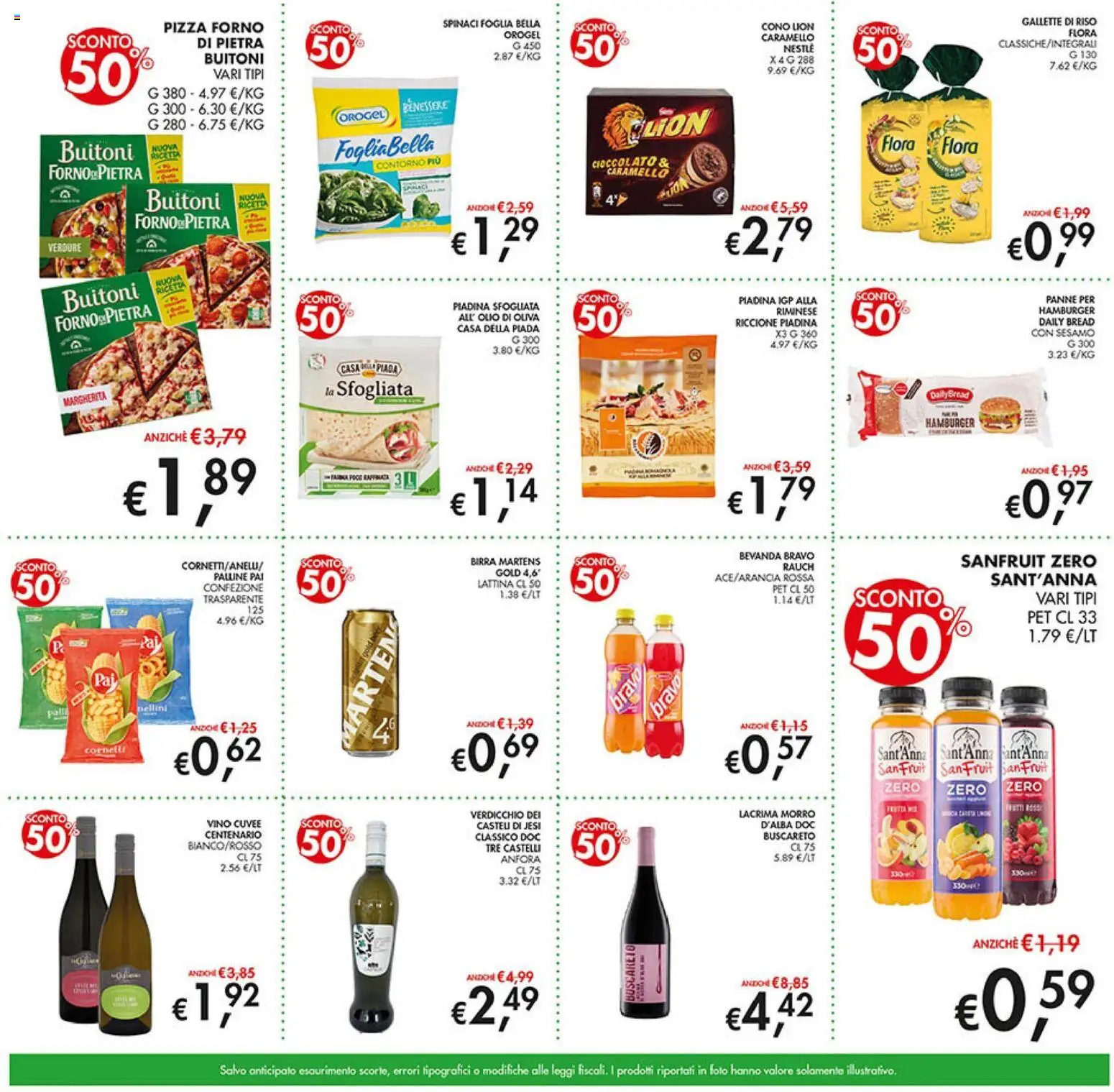 Volantino Coal del 23.04.2026 | Pagina: 3 | Prodotti: Pizza, Verdure, Hamburger, Olio di Oliva
