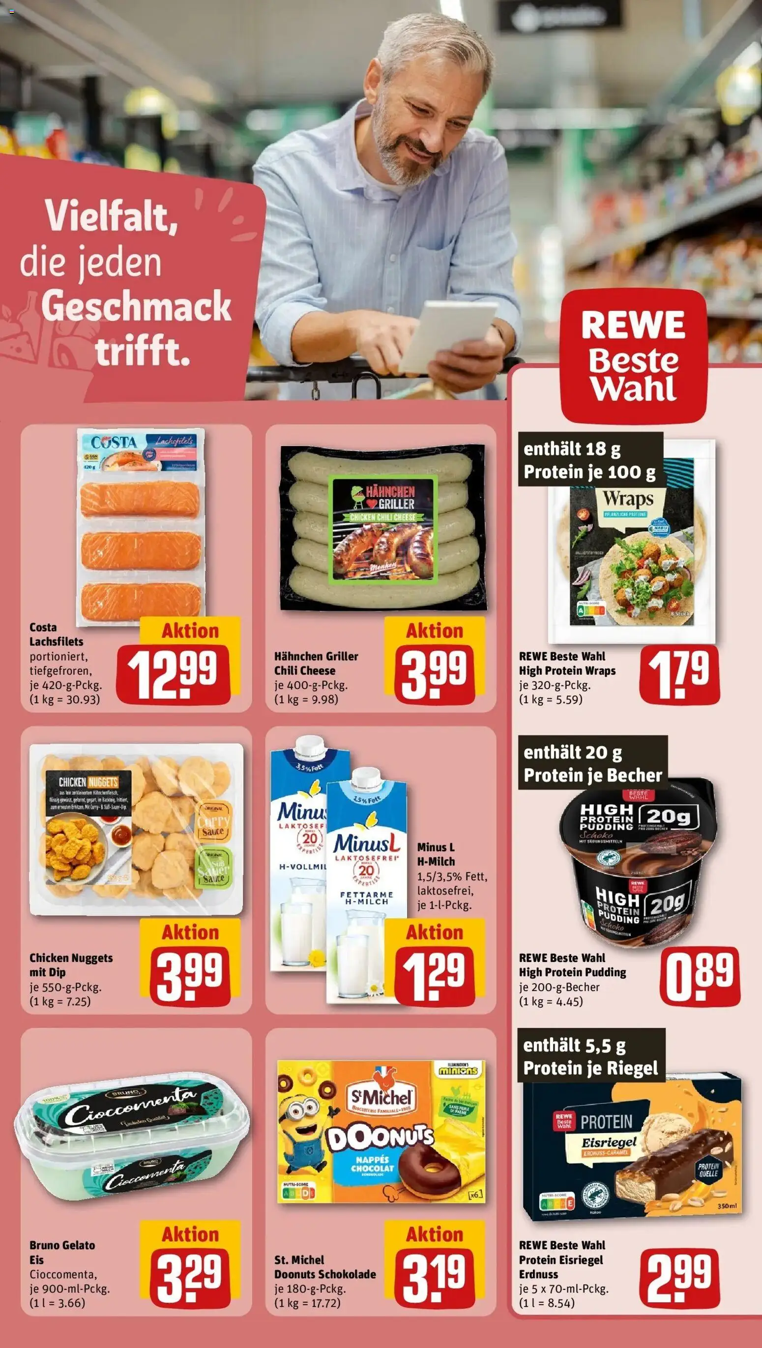 REWE Prospekt ab 24.08.2026 zum Blättern » Angebote | Seite: 16 | Produkte: Hahnchen, Schokolade, Chili, Griller