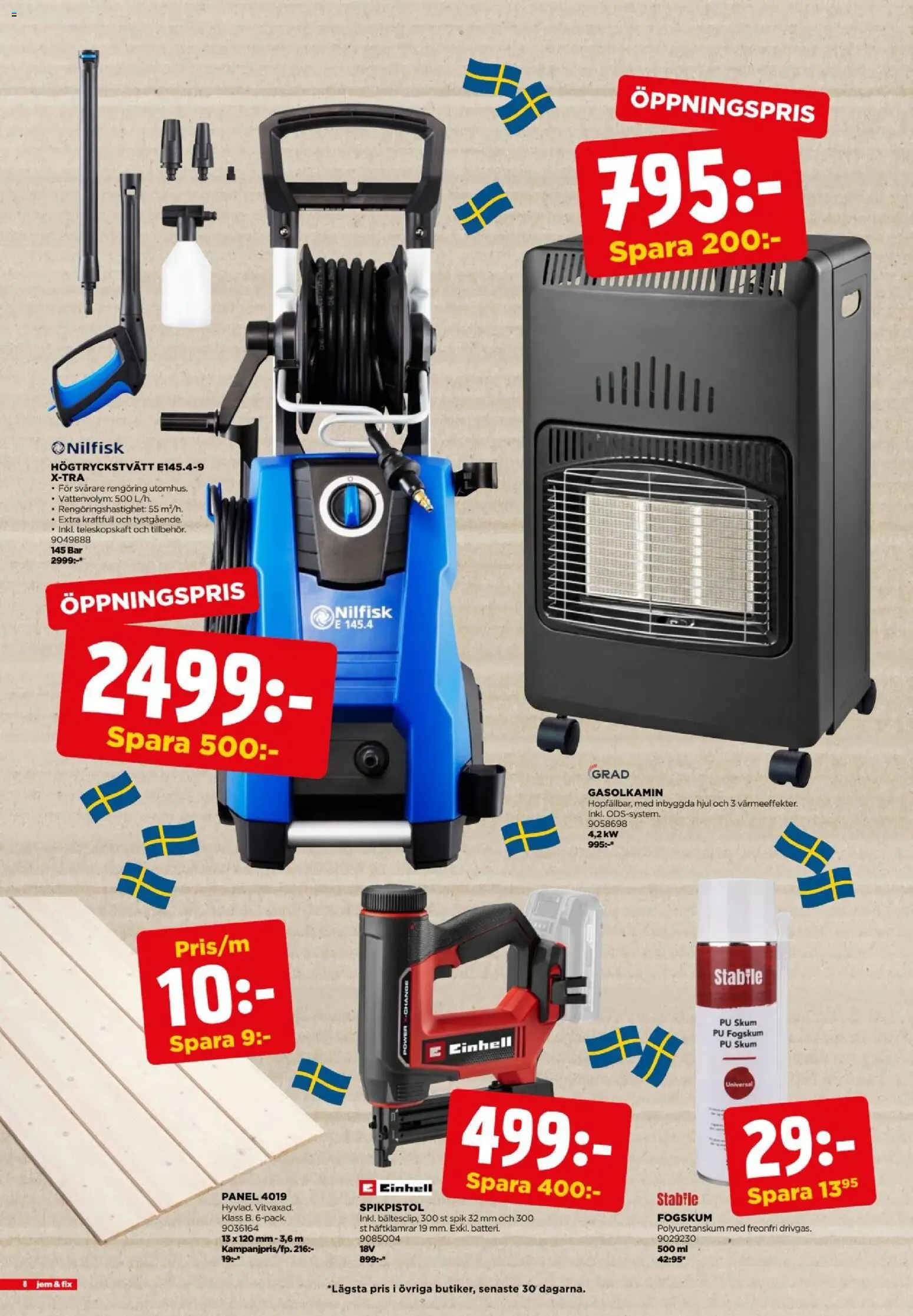 Jem & Fix reklamblad aktuell från 27/10/2026 | Sida: 8 | Produkter: Högtryckstvätt