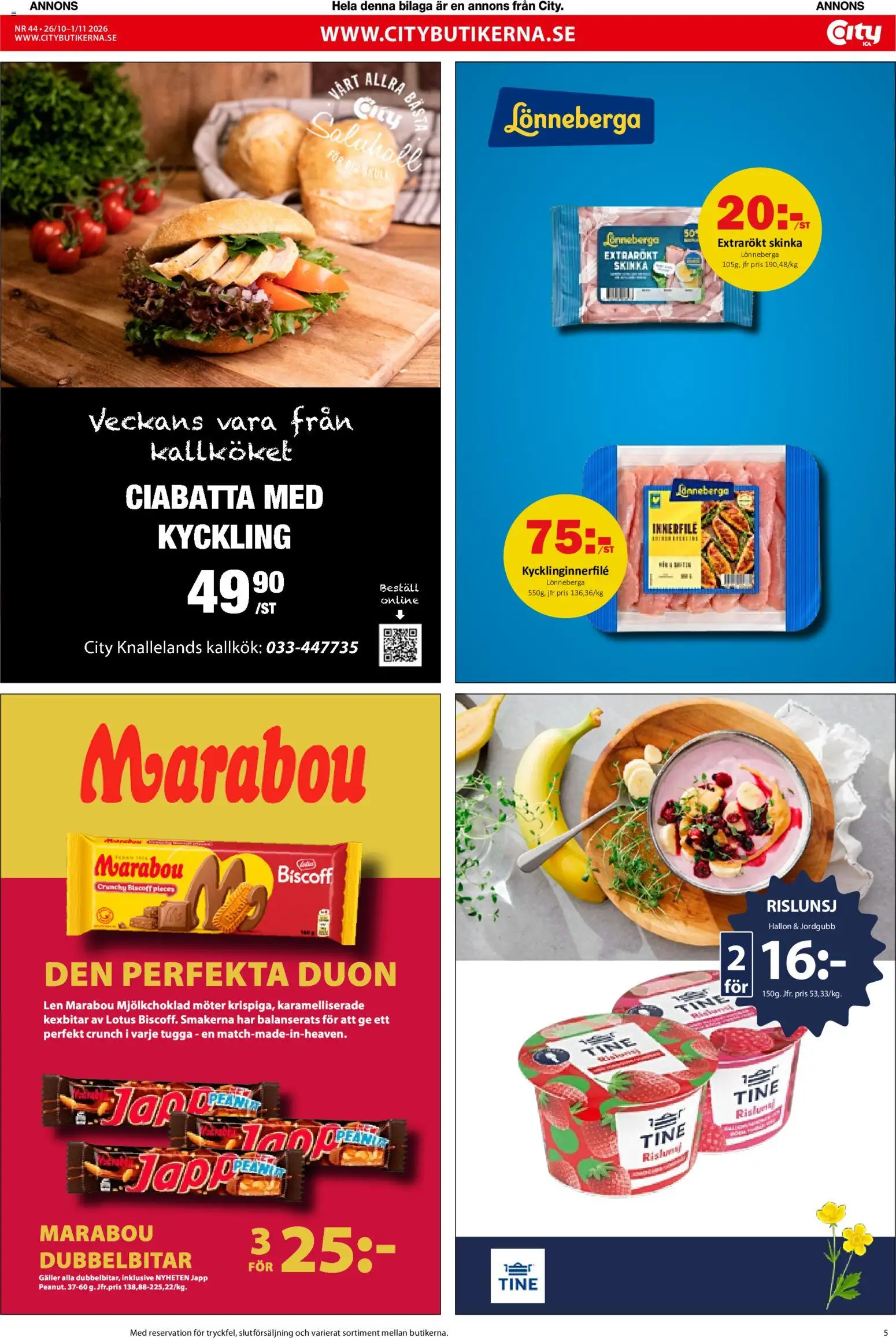 ICA Kvantum reklamblad aktuell från 26/10/2026 | Sida: 5