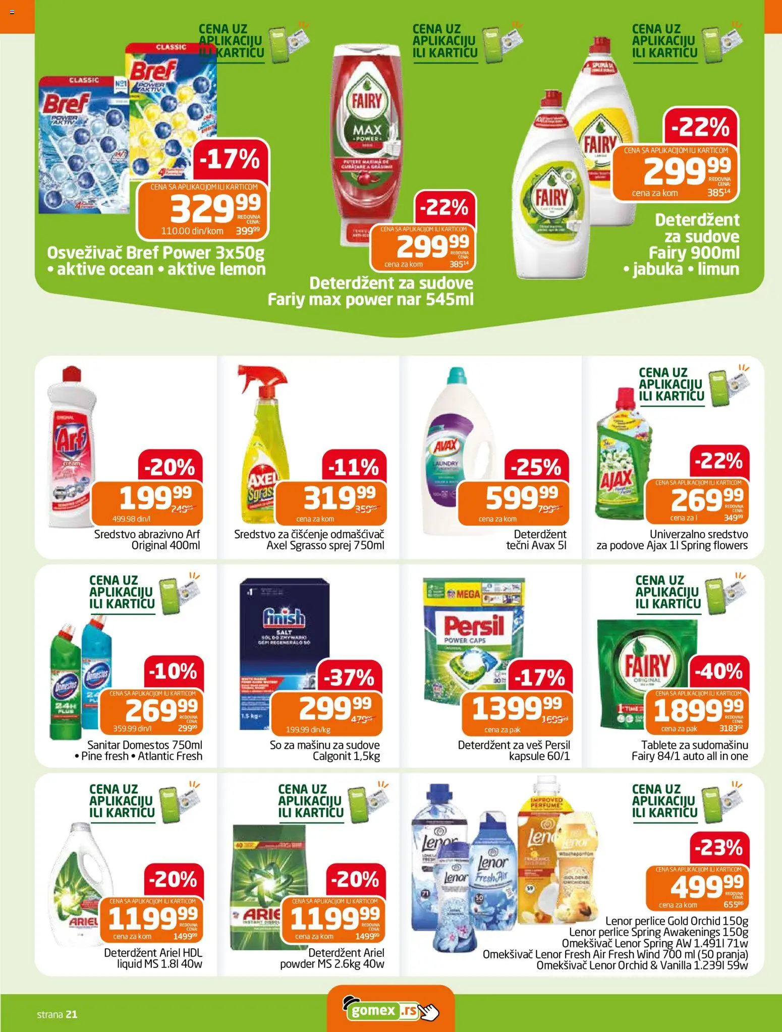 Gomex katalog - važi od 05.08.2026 | Strana: 21