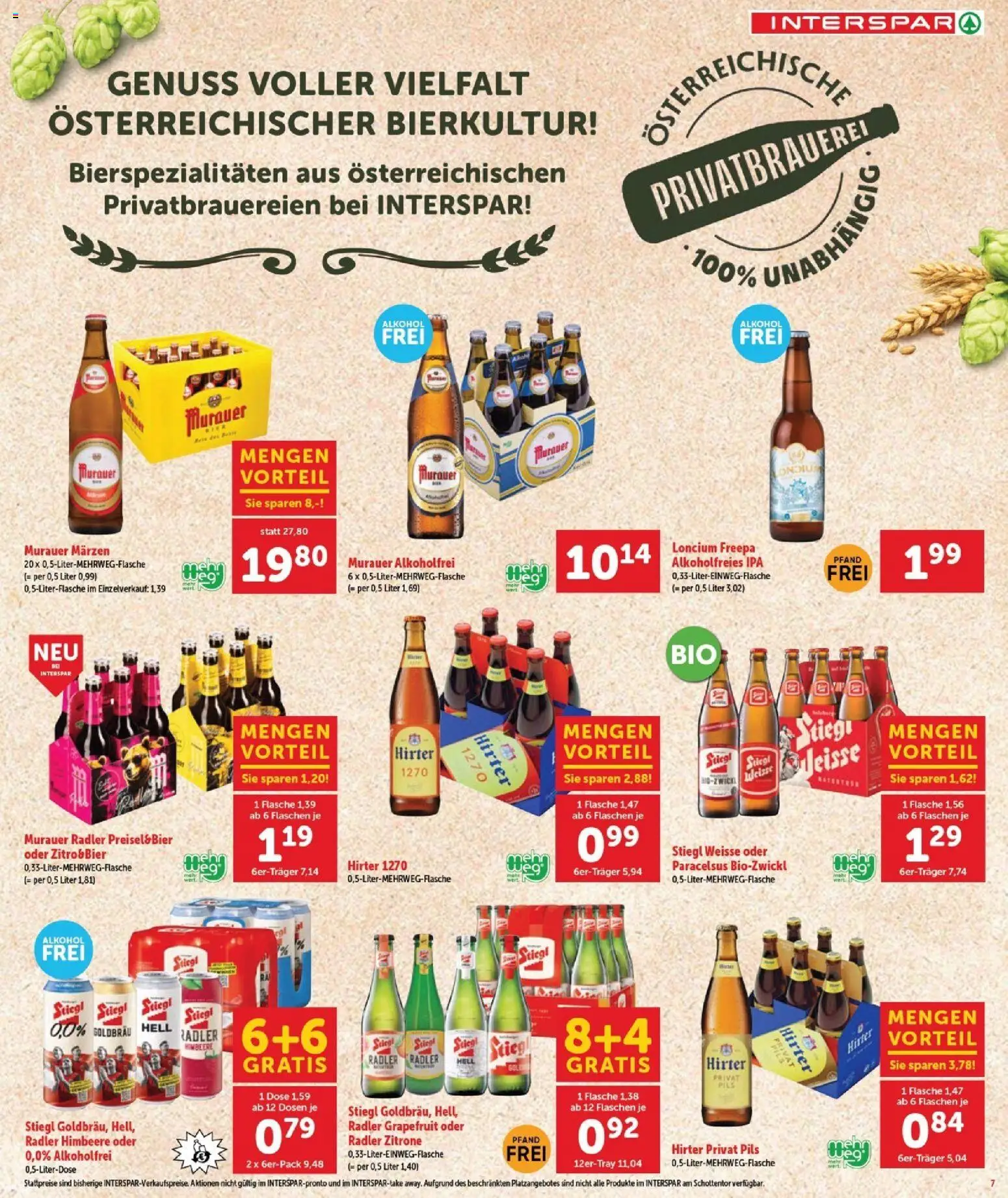 Interspar Flugblatt - Burgenland Sued gültig ab 18.06.2026 | Seite: 7 | Produkte: Grapefruit, Zitrone, Himbeere