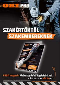 OBI akciós újság - amely érvényes a következő dátumtól: 02.06.2026 | Oldal: 27