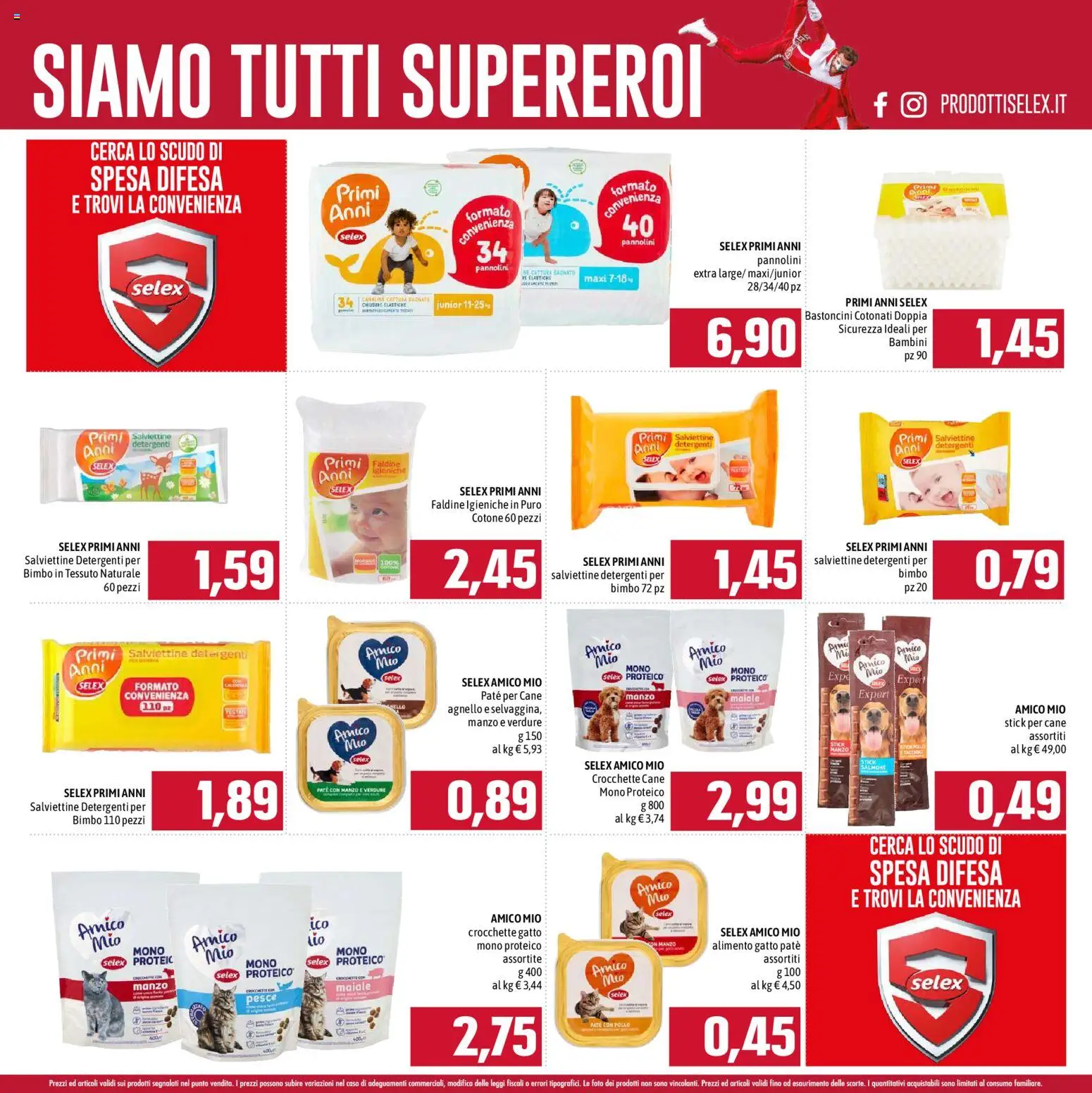 Volantino Emisfero del 01.02.2026 | Pagina: 25 | Prodotti: Pollo, Pesce, Crocchette, Agnello