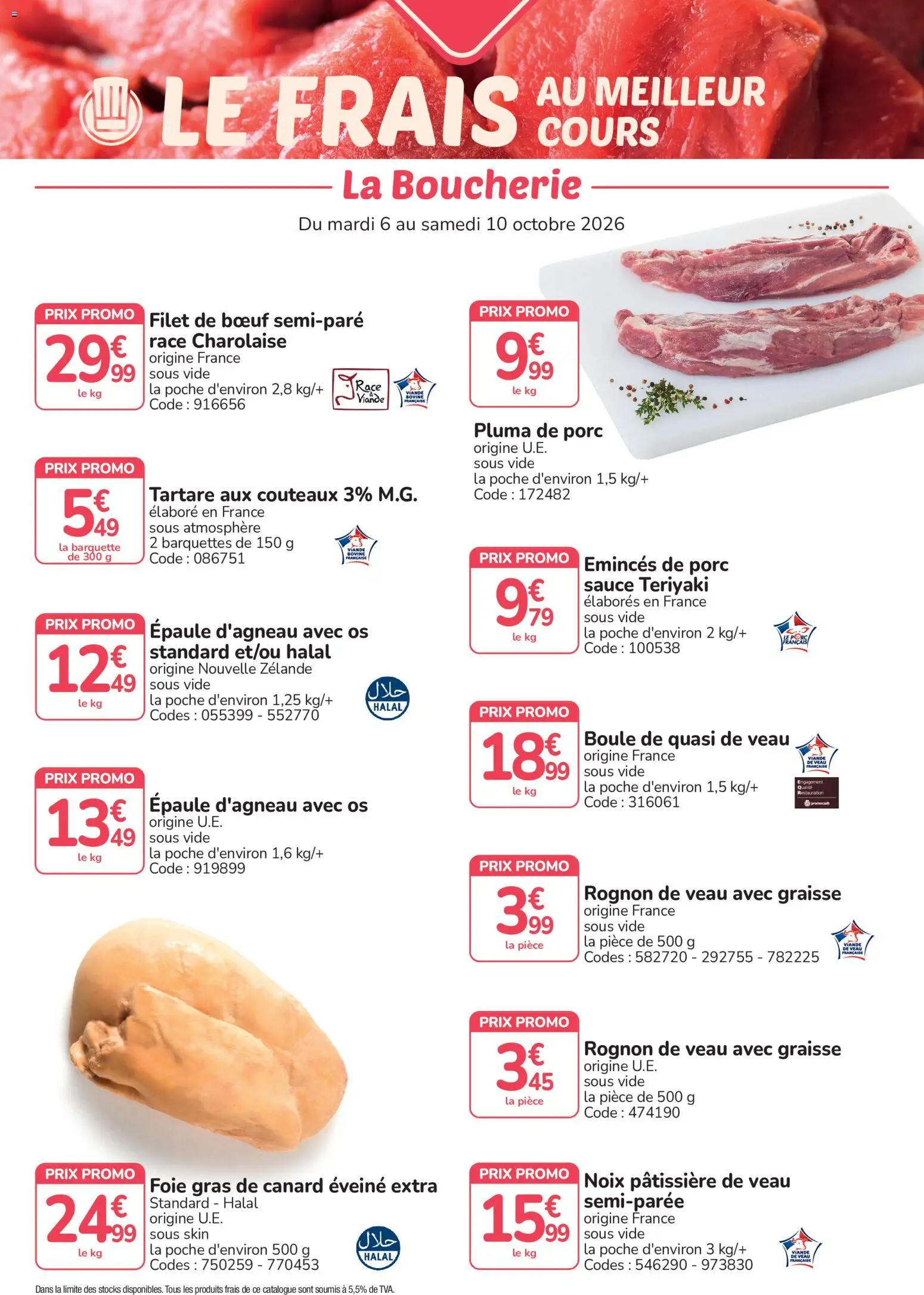 {H1} | Page: 1 | Produits: Canard, Couteaux, Foie Gras de Canard, Viande