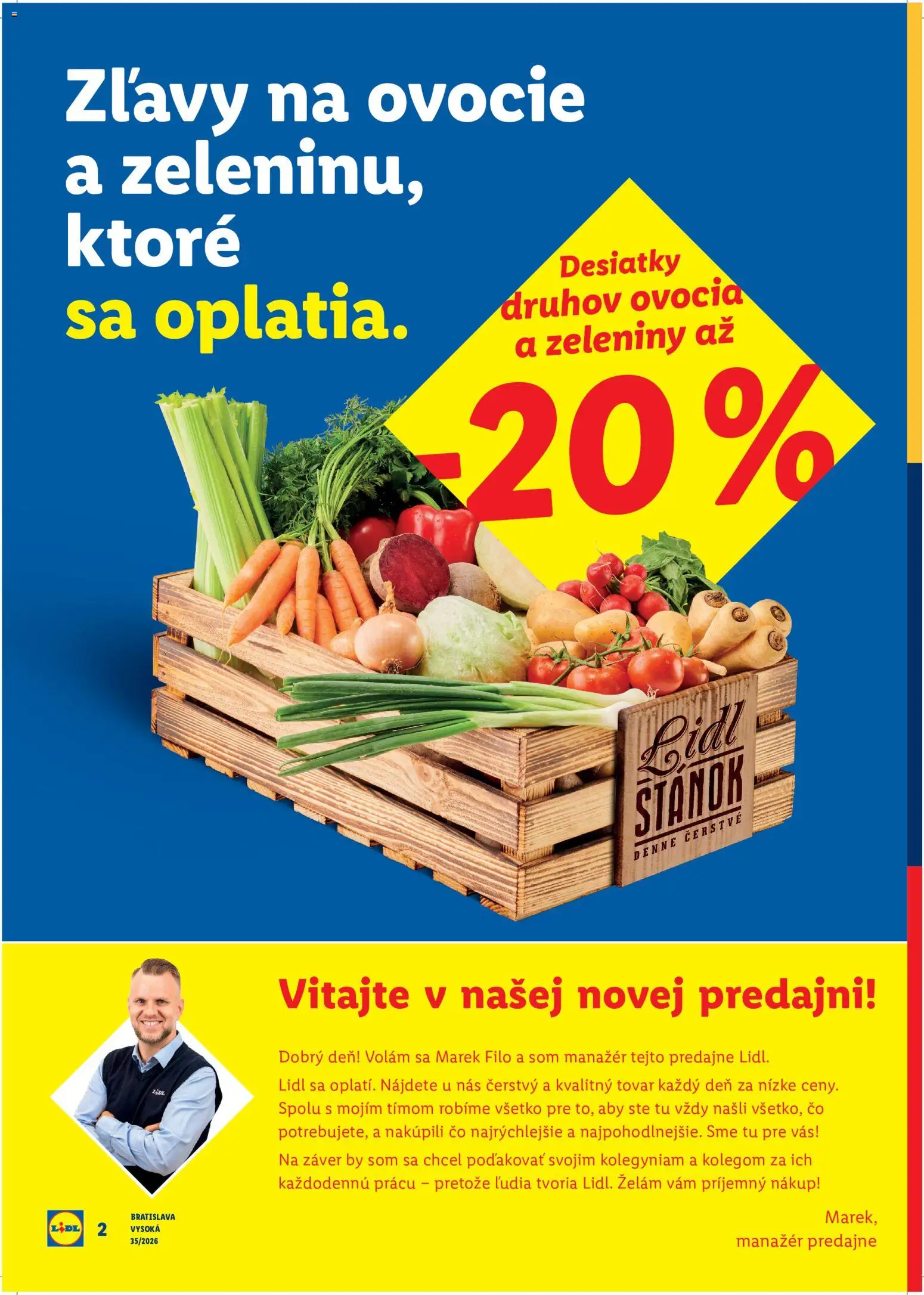 Nové Lidl akcie – leták je platný od 27.08.2026 | Strana: 2 | Produkty: Ovocie