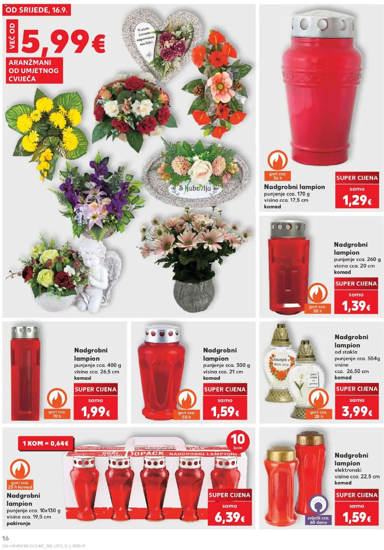 Kaufland HR akciós ujság - amely érvényes a következő dátumtól: 2026.09.16. | Oldal: 16
