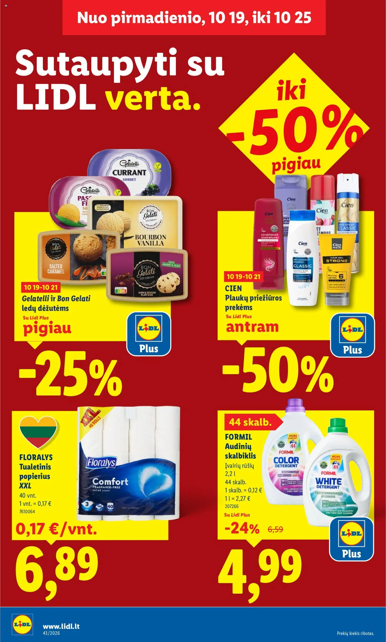 LIDL akcijos nuo 2026.10.19 | Puslapis: 2