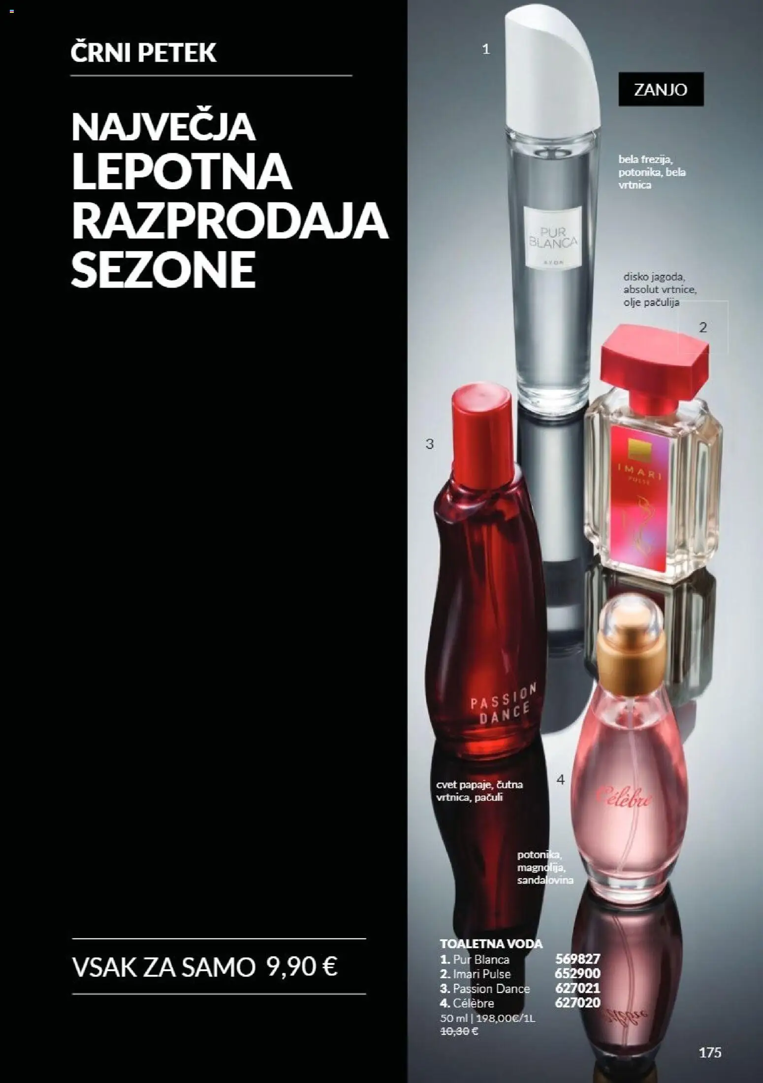 Novi Avon katalog ponudbe – veljaven od 01.11.2026 | Stran: 175 | Izdelki: Olje, Voda, Toaletna voda