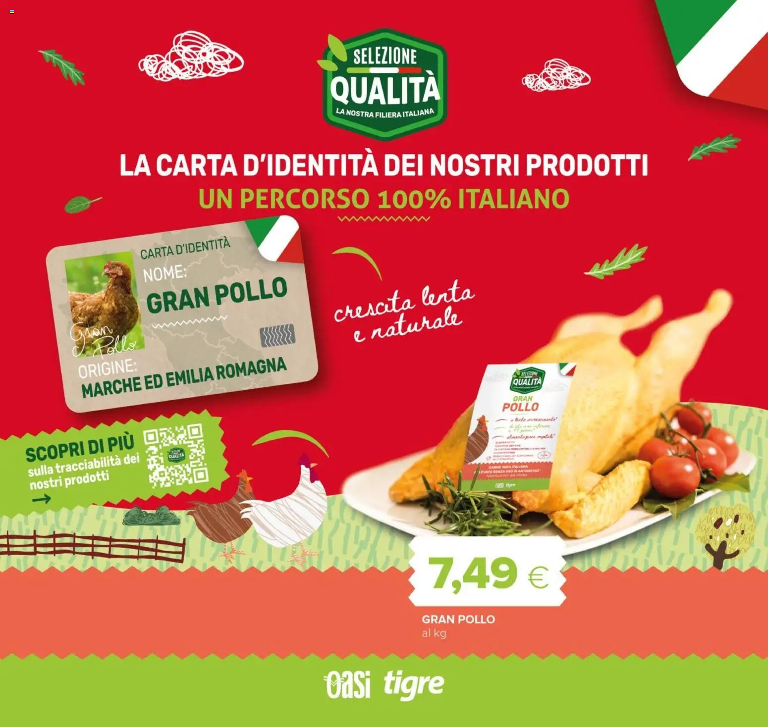 Volantino Oasi del 16/07/2026 | Pagina: 5 | Prodotti: Pollo