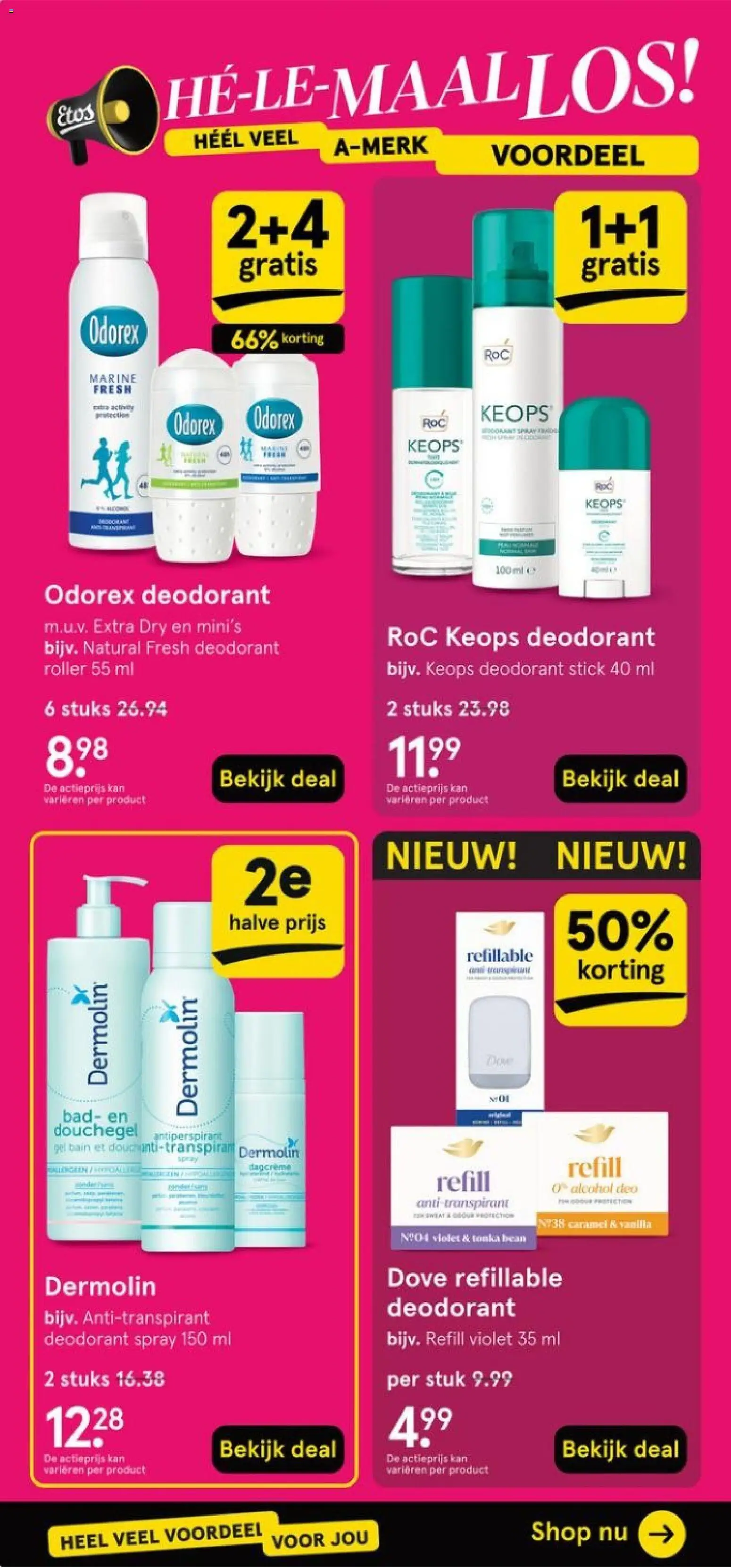 {H1} | Pagina: 50 | Producten: Deodorant, Kan, Bad, Gel