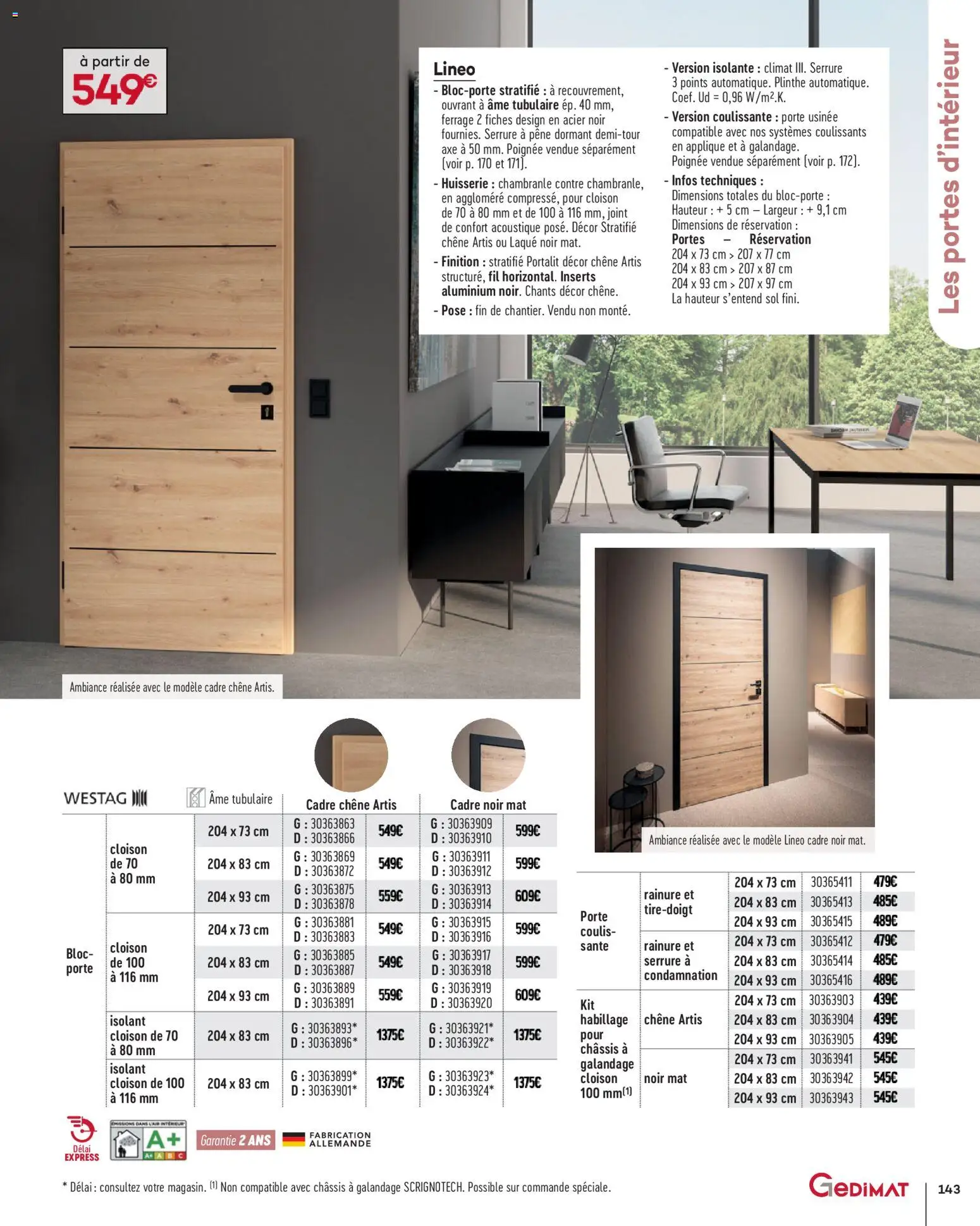 {H1} | Page: 143 | Produits: Plinthe, Laque, Portes, Cadre