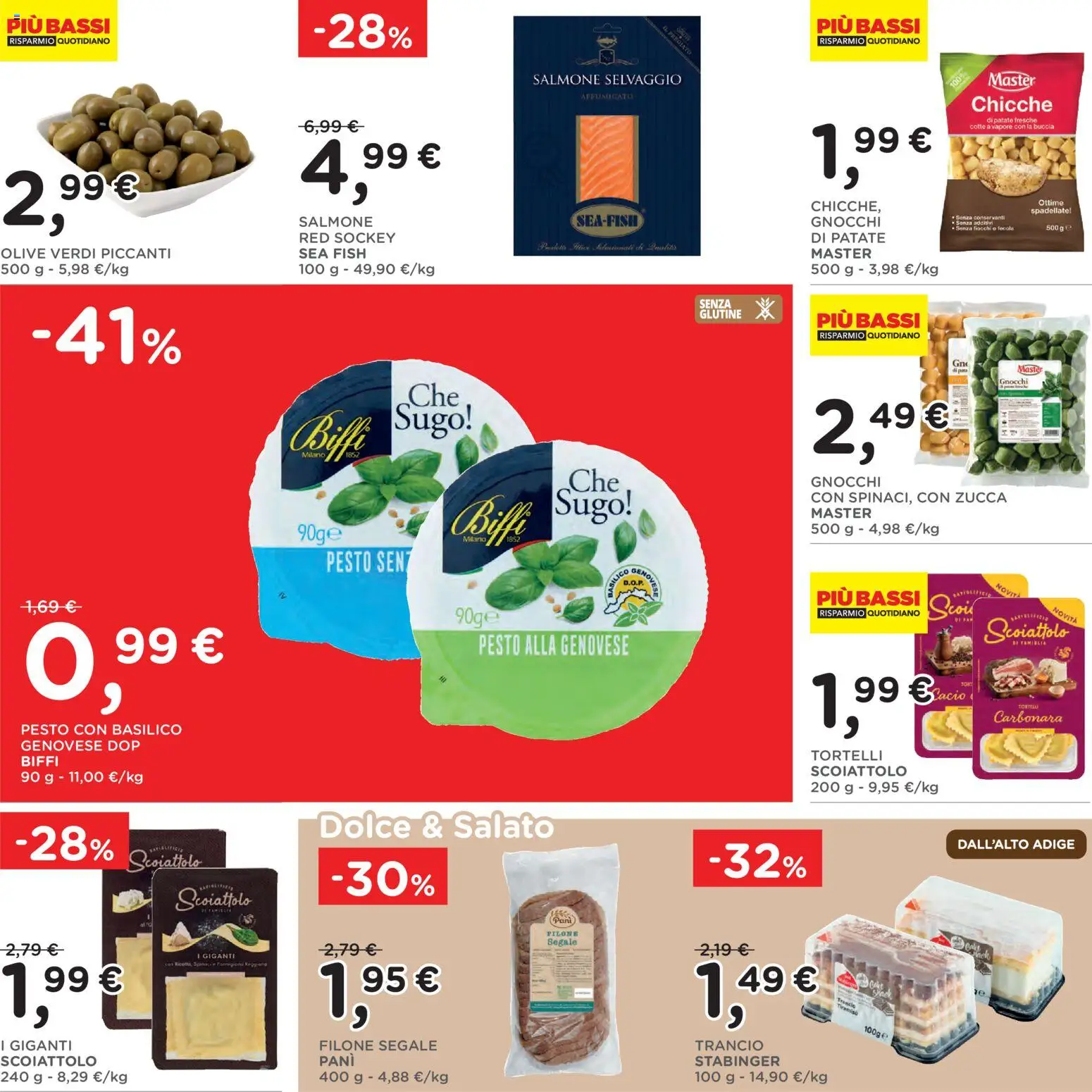 Volantino Poli del 22.04.2026 | Pagina: 14 | Prodotti: Fiocchi, Patate, Olive, Tortelli
