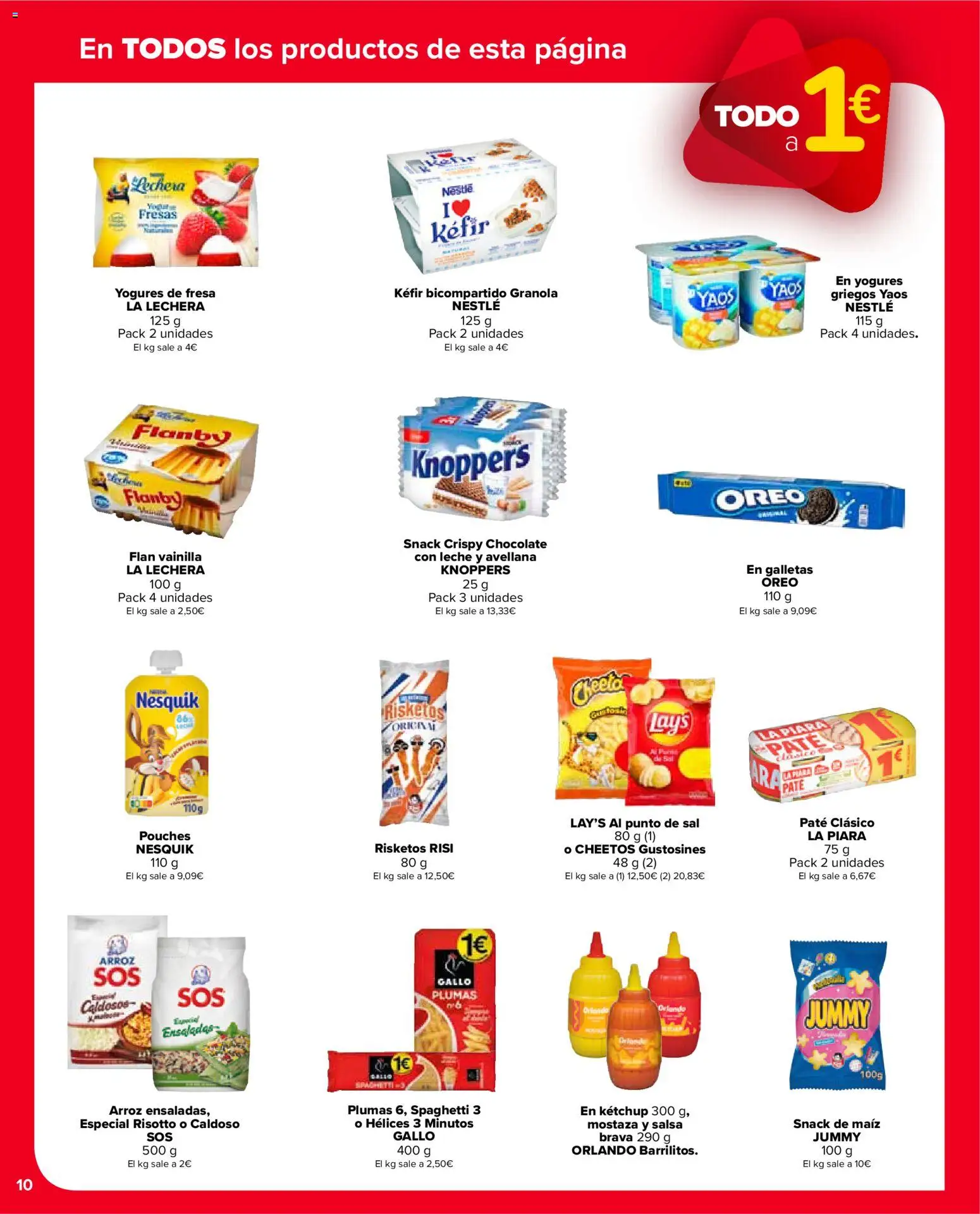 Carrefour Market folleto │ válido desde el 10/09/2026 | Página: 10 | Productos: Kétchup, Leche, Paté, Sal