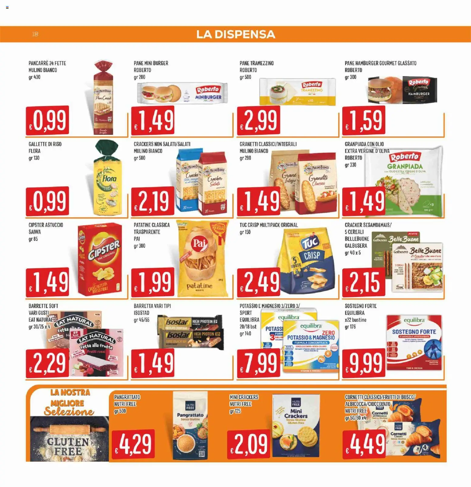 Volantino SISA del 06/08/2026 | Pagina: 18 | Prodotti: Frutta, The, Barretta, Astuccio