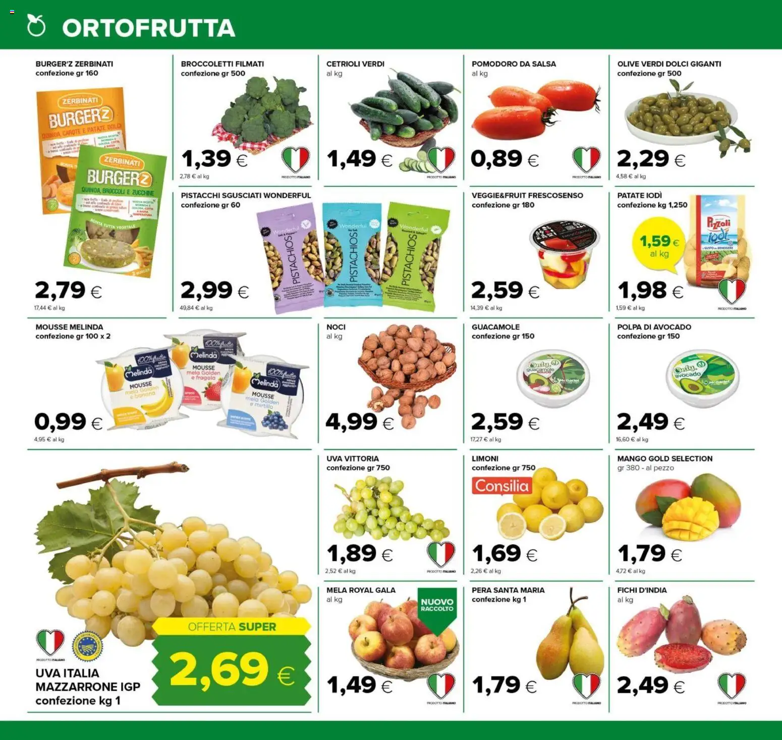 Volantino Tigre del 21/08/2026 | Pagina: 6 | Prodotti: Cetrioli, Fichi, Carote, Pera