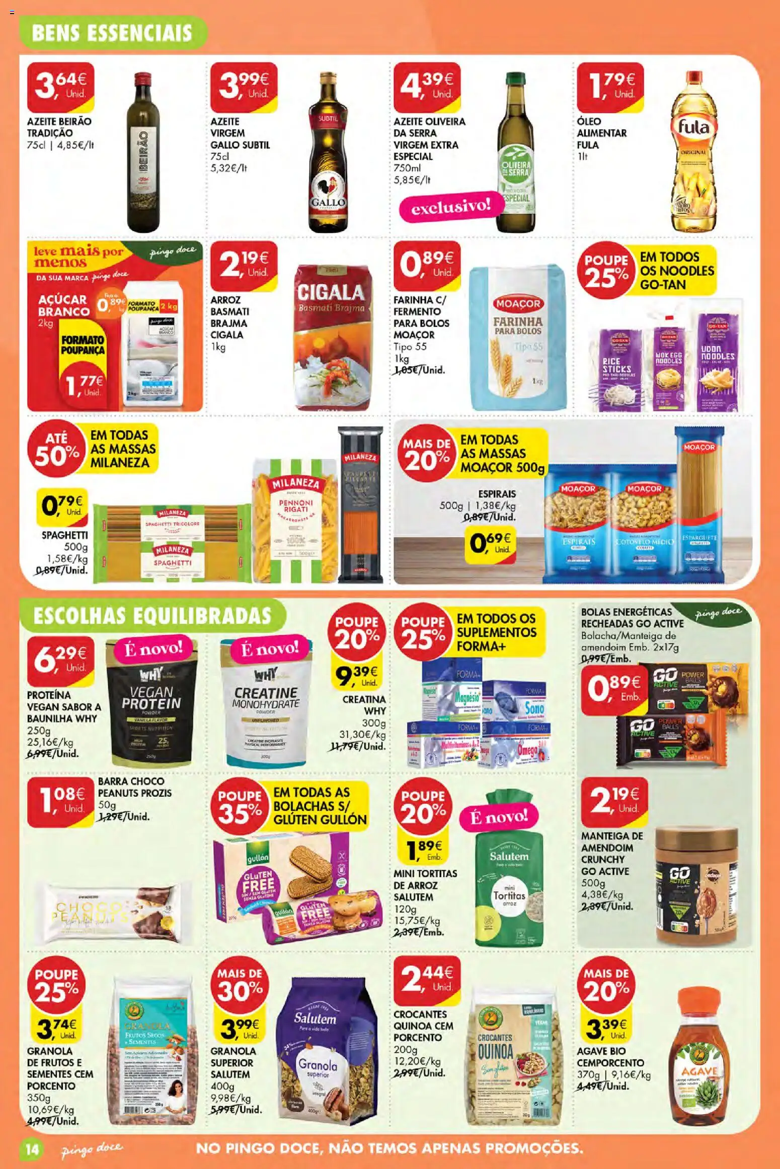 Pingo Doce Poupe Esta Semana Açores │ válido de 17/09/2026 | Página: 14 | Produtos: Quinoa, Ómega, Manteiga, Óleo