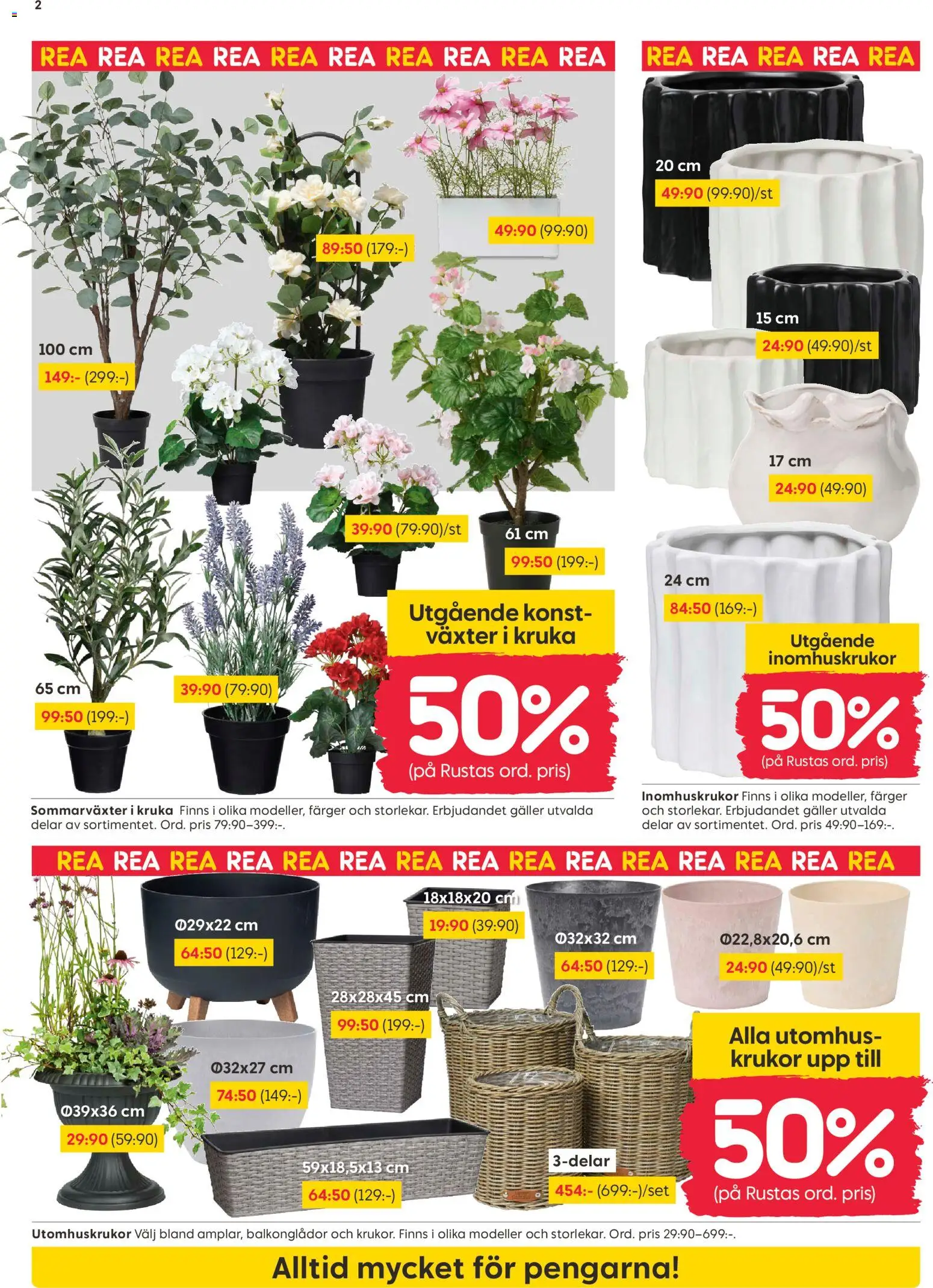 Rusta reklamblad aktuell från 22/06/2026 | Sida: 2 | Produkter: Galler, Kruka, Set