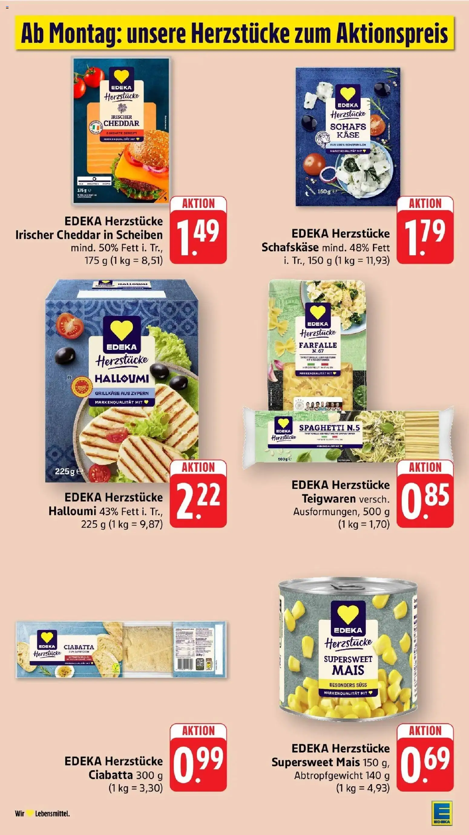Edeka prospekt Eppstein – gültig ab 29.06.2026 | Seite: 6 | Produkte: Käse, Schafskase