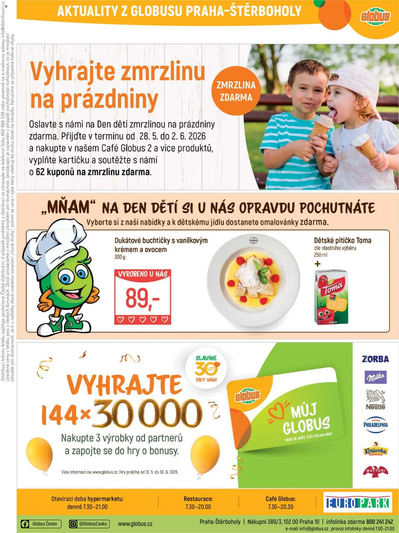 Globus leták - Praha-Štěrboholy od 27.05.2026 | Strana: 37 | Produkty: Globus, Milka, Hra, Philadelphia
