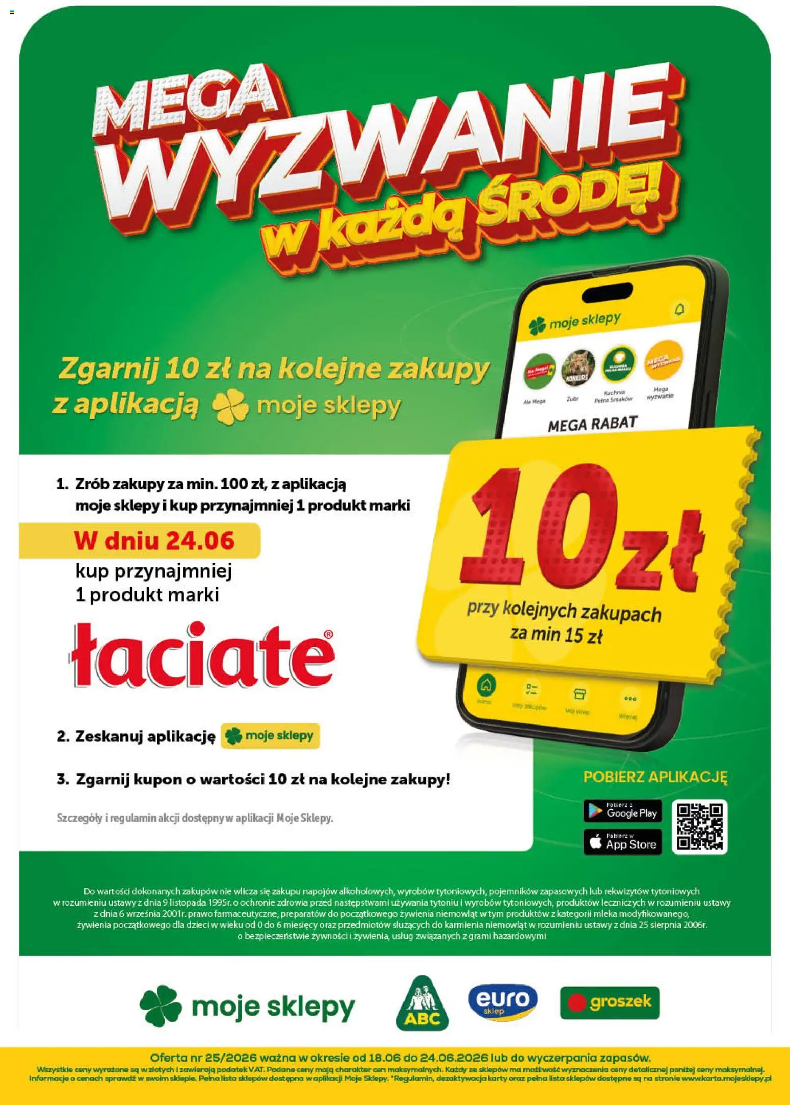 Euro Sklep gazetka od 18.06.2026 | Strona: 40 | Produkty: Groszek, Mleka