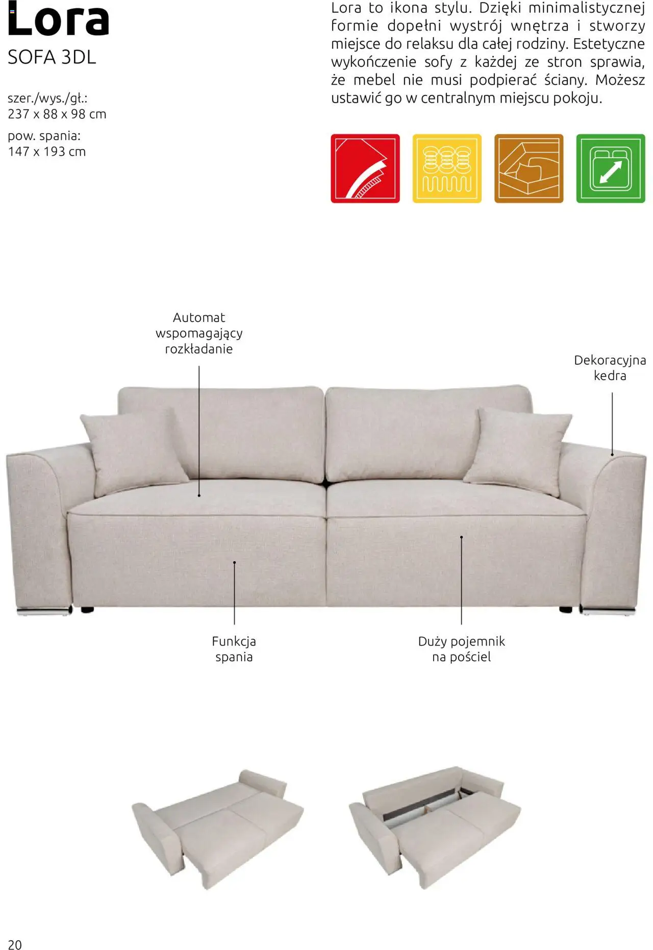 Black Red White Gazetka - Katalog mebli wypoczynkowych Batani od 31.05.2024 | Strona: 20 | Produkty: Pościel, Sofa