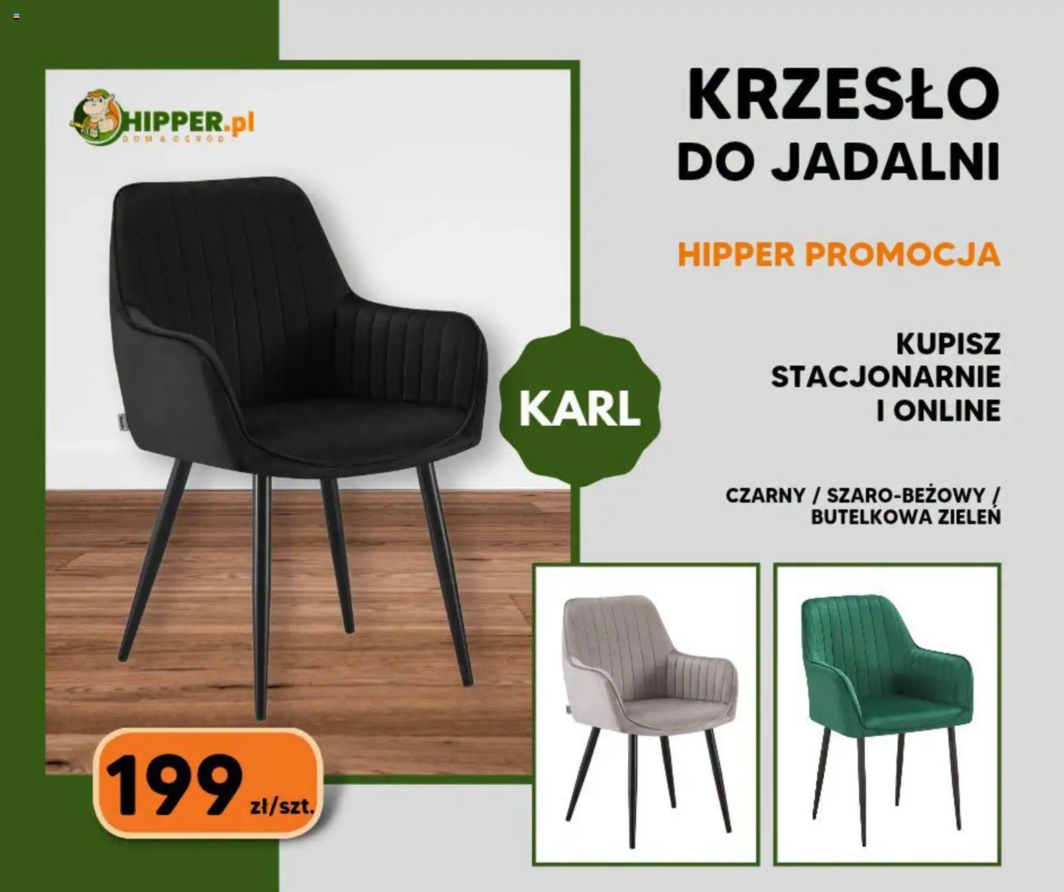 Hipper gazetka od 19.10.2026 | Strona: 1 | Produkty: Krzesło