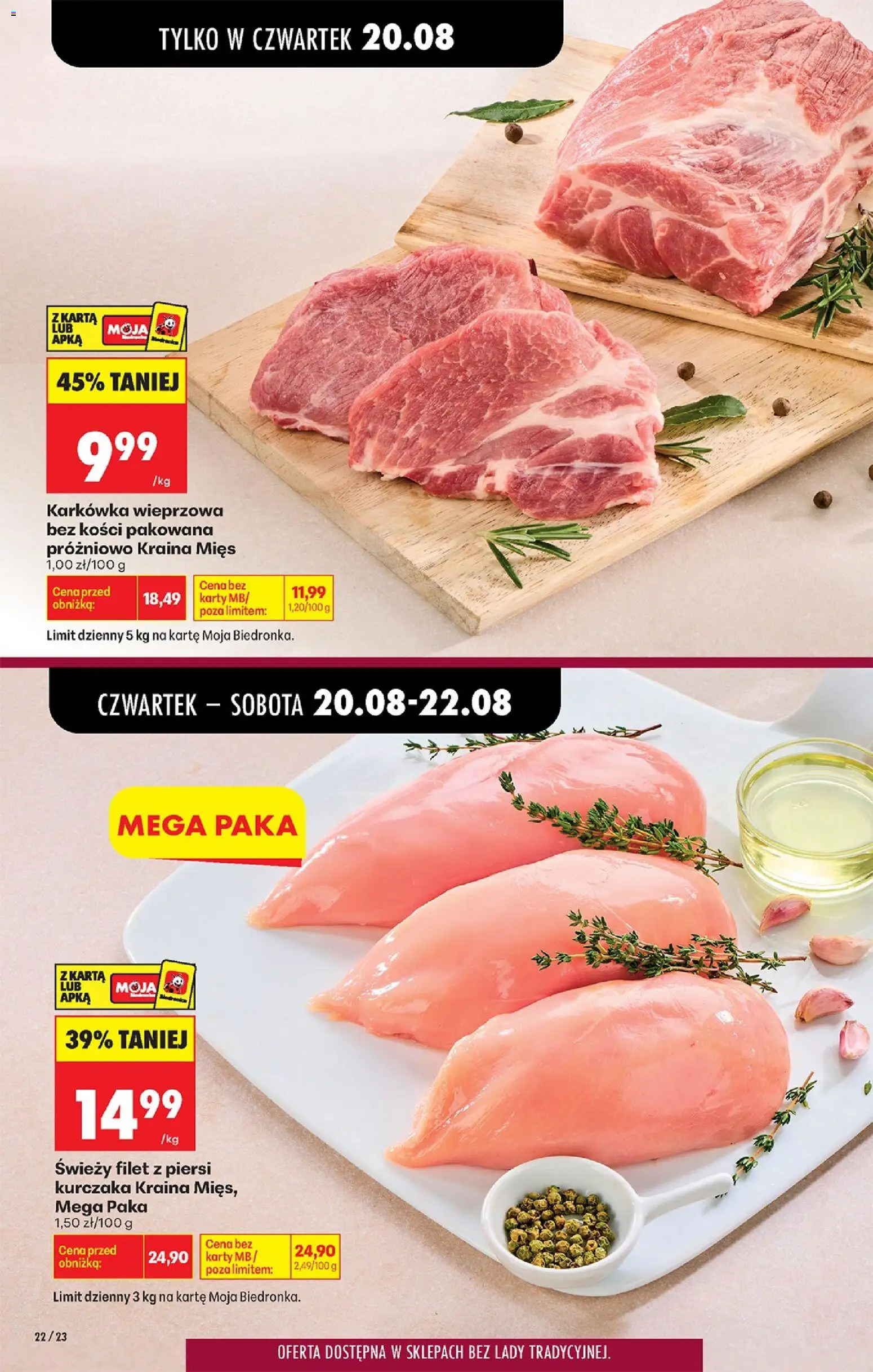 Biedronka Polsko leták - Codziennie niskie ceny od 20.08.2026 | Strana: 30 | Produkty: Filet, Karty