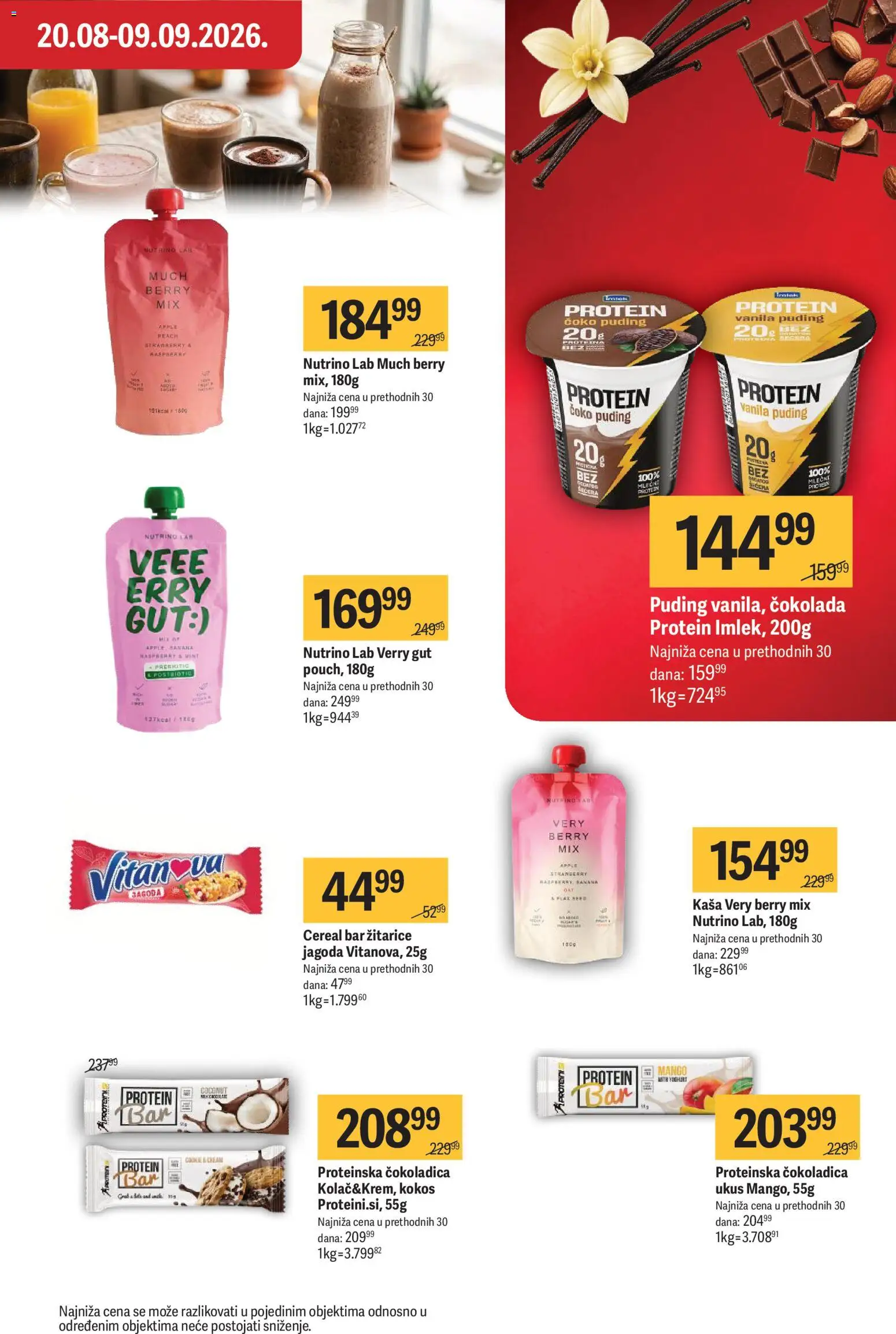 Maxi katalog - važi od 27.08.2026 | Strana: 31 | Proizvode: Protein, Mango, Jagoda, Čokoladica