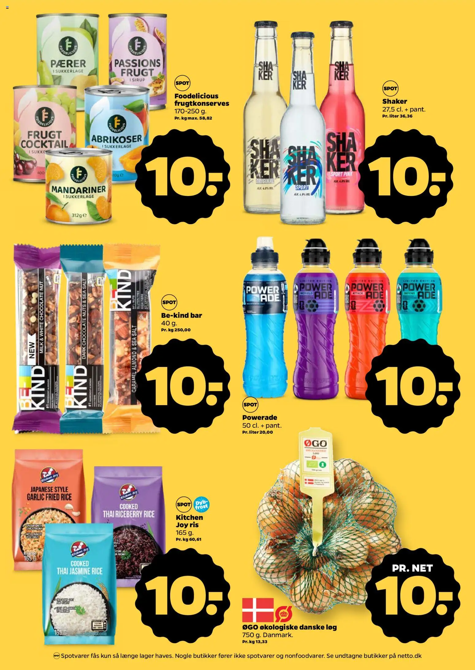 Netto tilbudsavis – gyldig fra 30.05.2026 | Side: 4 | Produkter: Ris, Mandariner, Løg, Pærer
