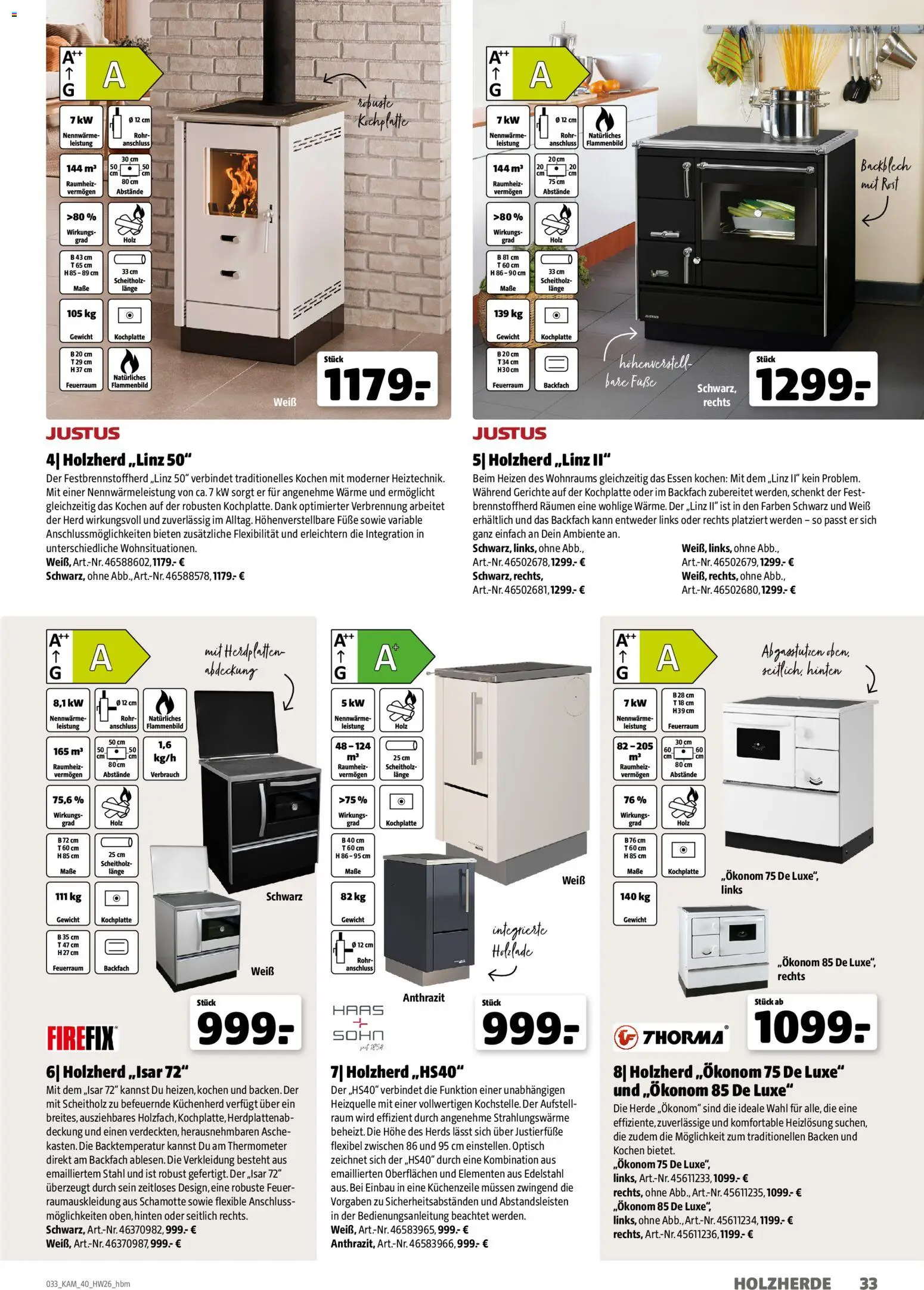 Hagebau Kaminofen & Zubehör – gültig ab 29.06.2026 | Seite: 33 | Produkte: Gewicht, Küchenzeile, Pouf, Kochplatte