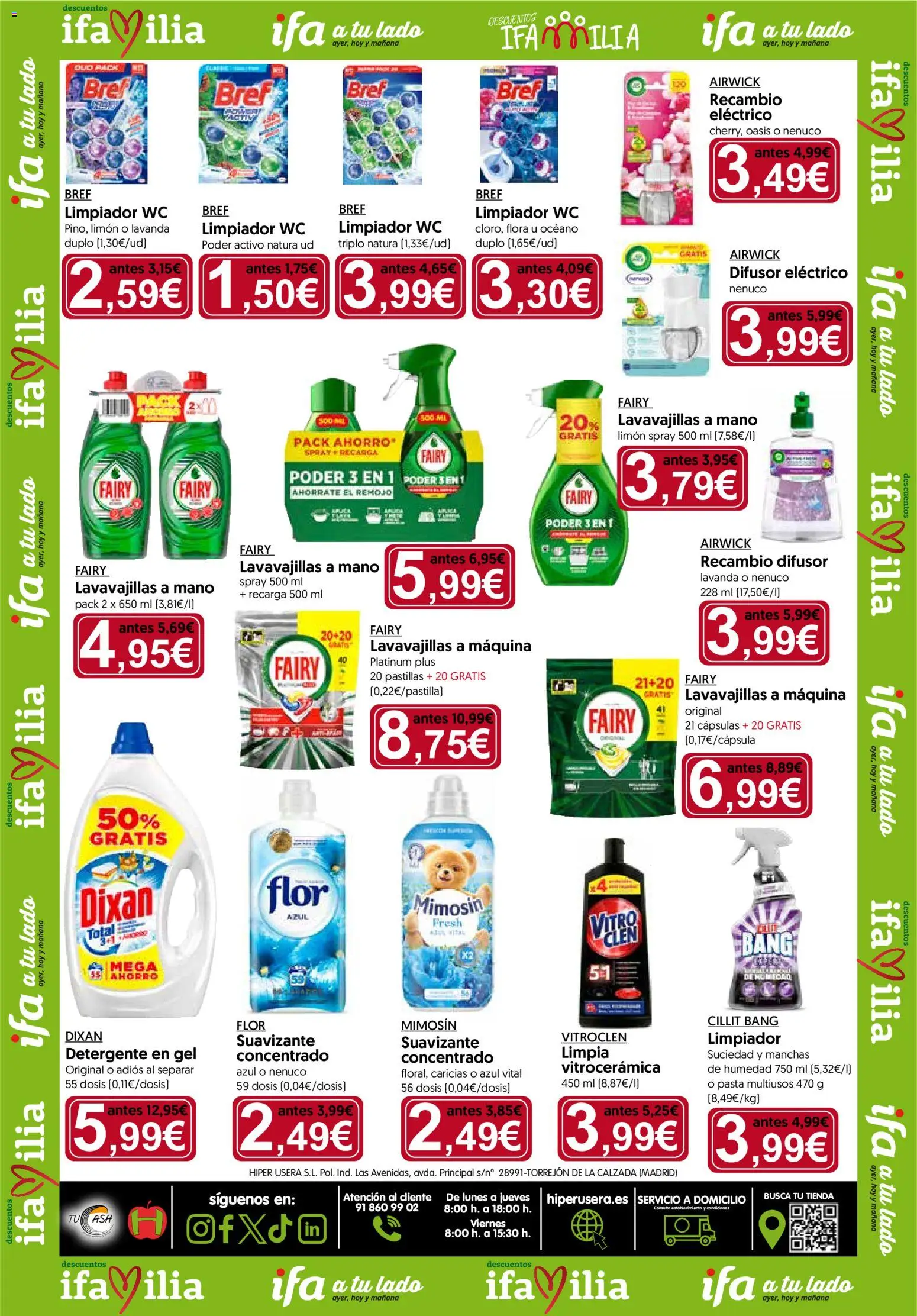 Hiper Usera folleto │ válido desde el 31/08/2026 | Página: 12 | Productos: Cápsulas, Pasta, Suavizante, Lavavajillas
